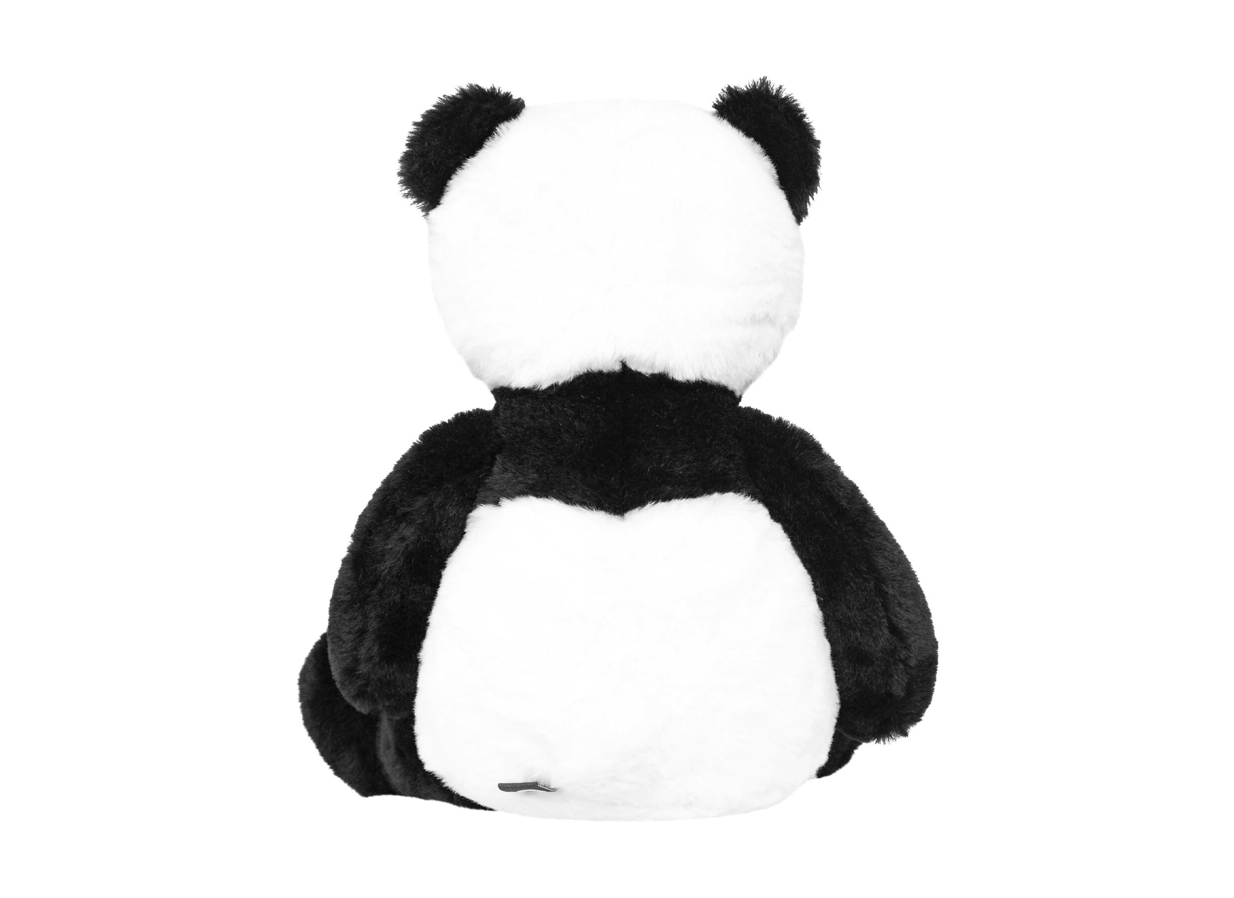 Aperçu - Peluche Panda H35cm - tissu - noir/blanc