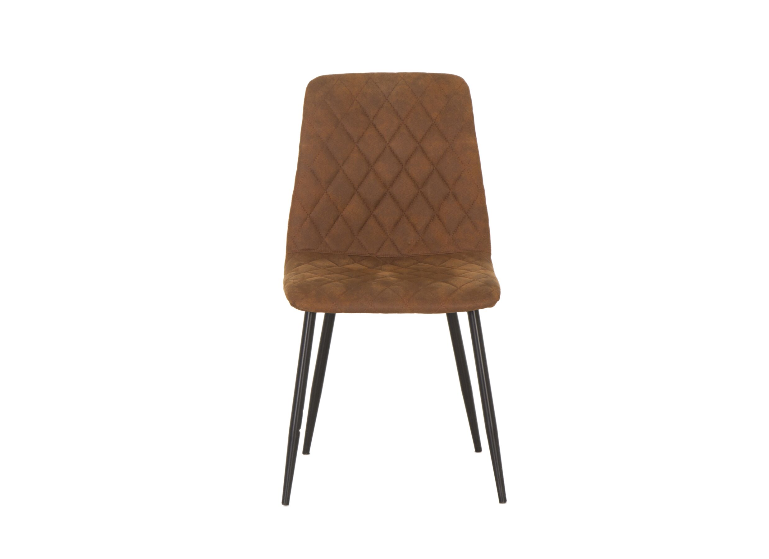 Chaise Furu 45x51x85cm - microvezel - cognac
