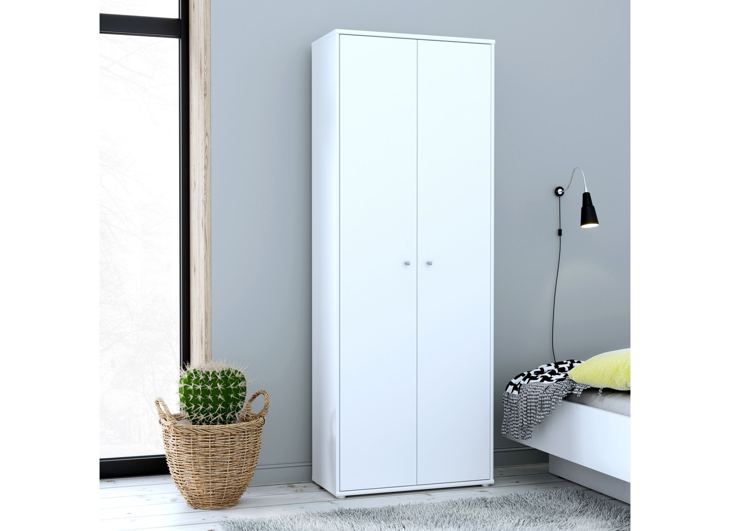 Foto ambiance - Armoire de rangement Topic 74cm - décor - blanc