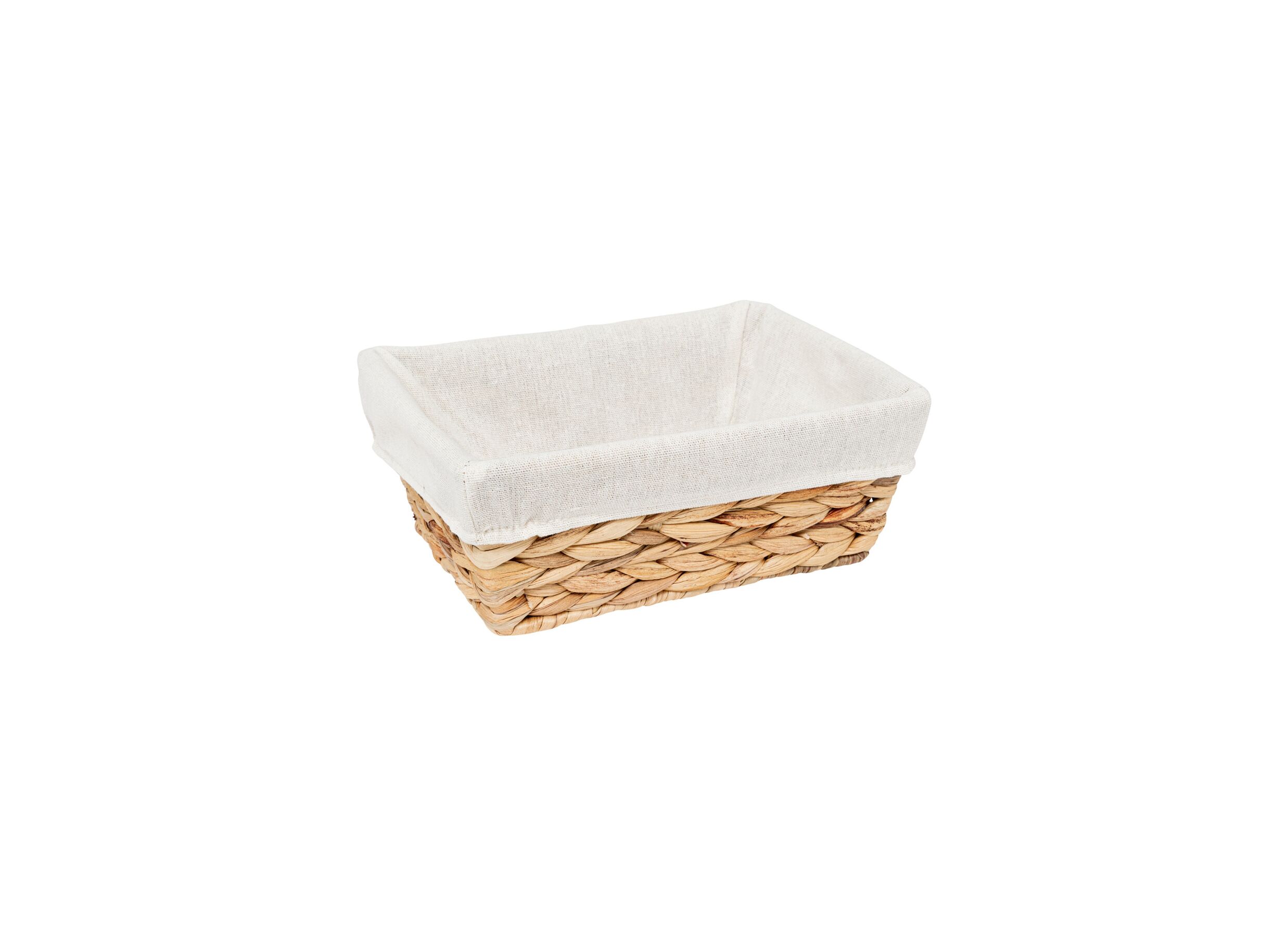 Broodmand 25 - Broodmand 25,5x18,5cm - hyacint - naturel