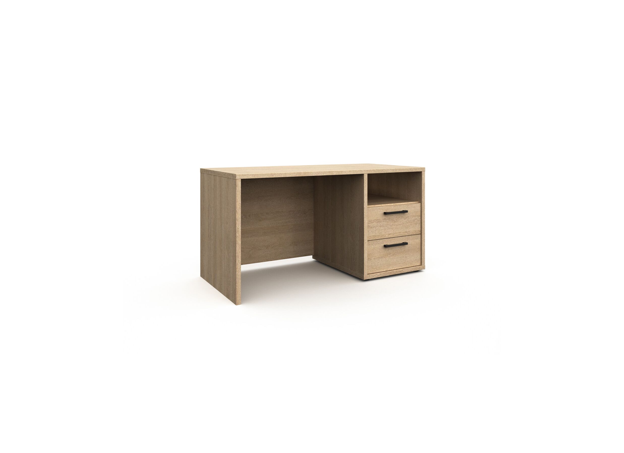 Hoofdfoto - Bureau Tessa 138x66x72cm - melamine - zand eik
