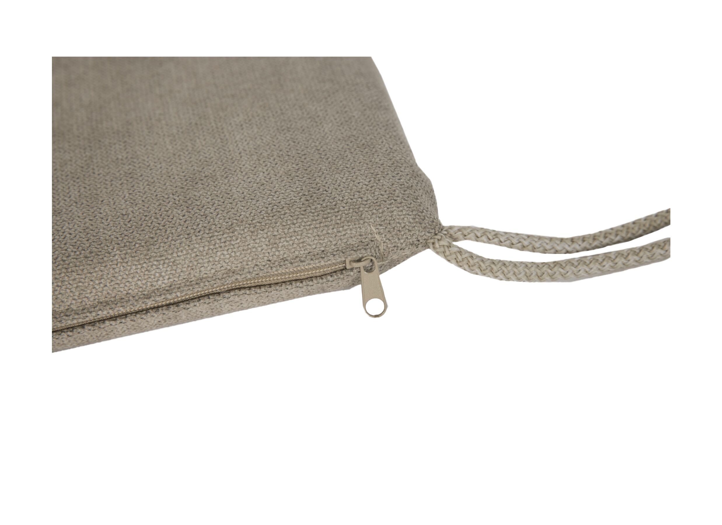 Detailfoto - Stoelkussen Enjoy 40x40cm - stof - anthelope