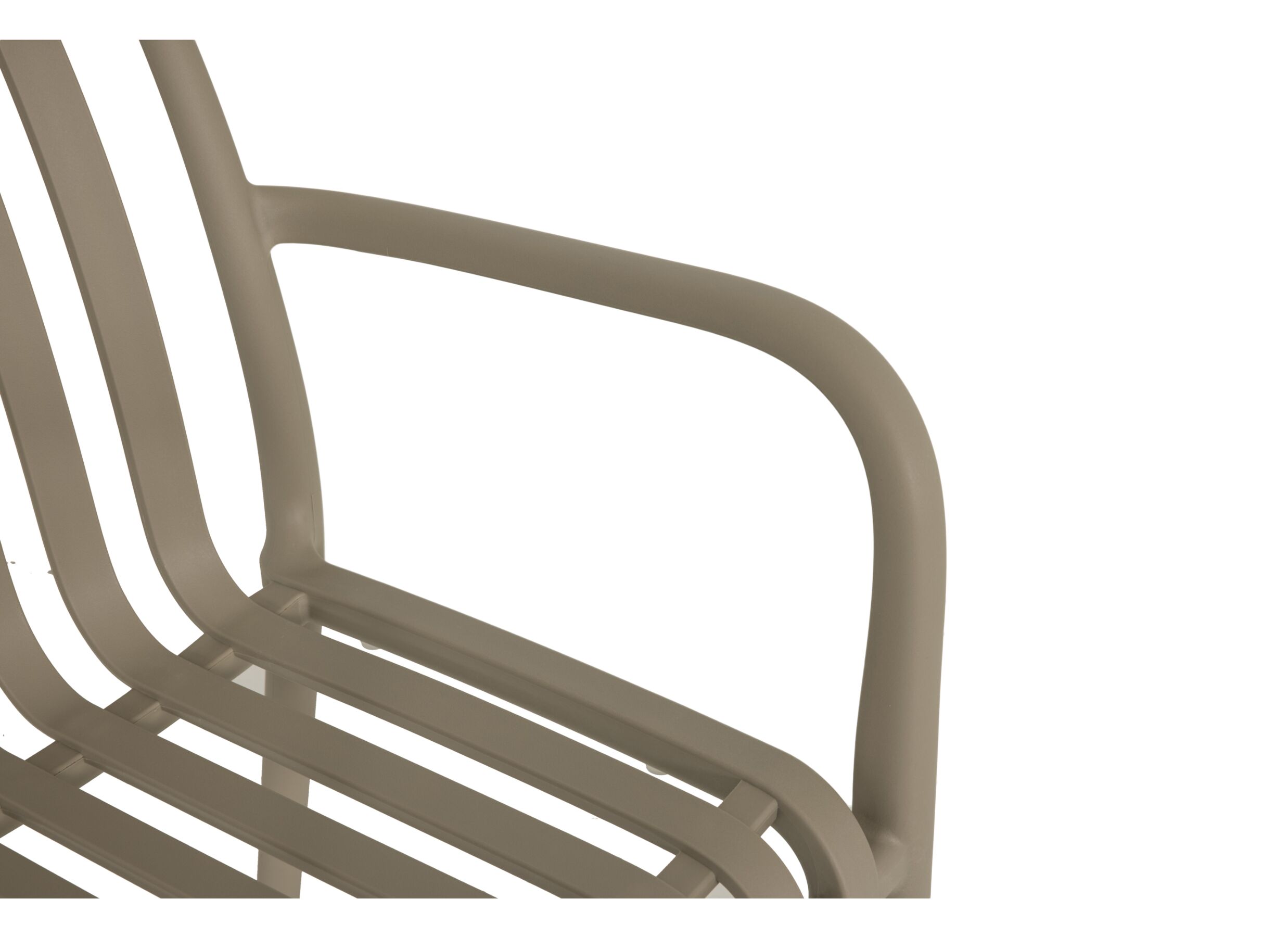 Detail - Chaise de jardin Cute 46x58x81cm - synthétique - taupe
