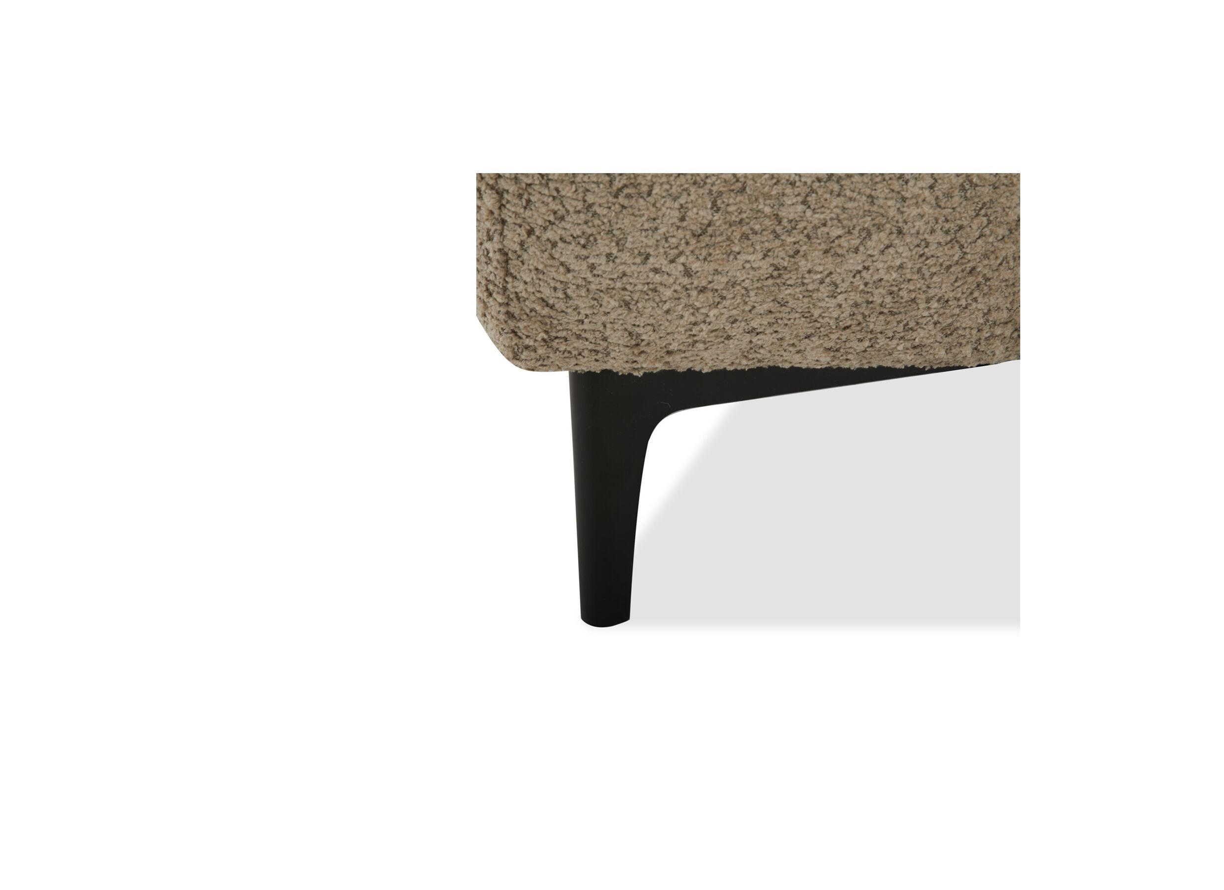 Detailfoto - Hoeksalon Cine 277x168cm - stof - taupe met relax