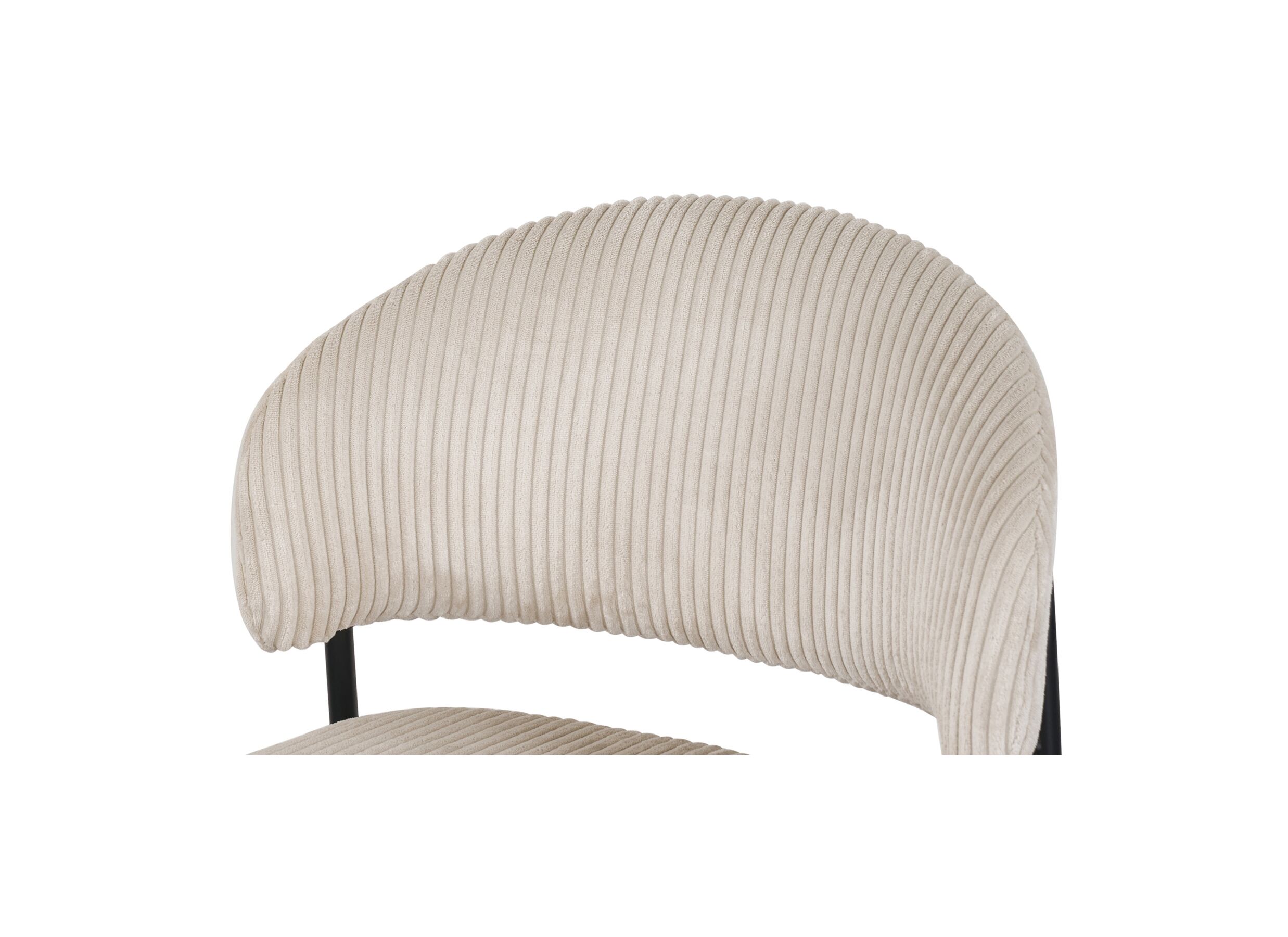Detailfoto - Stoel Lola 60x51x81cm - stof - beige