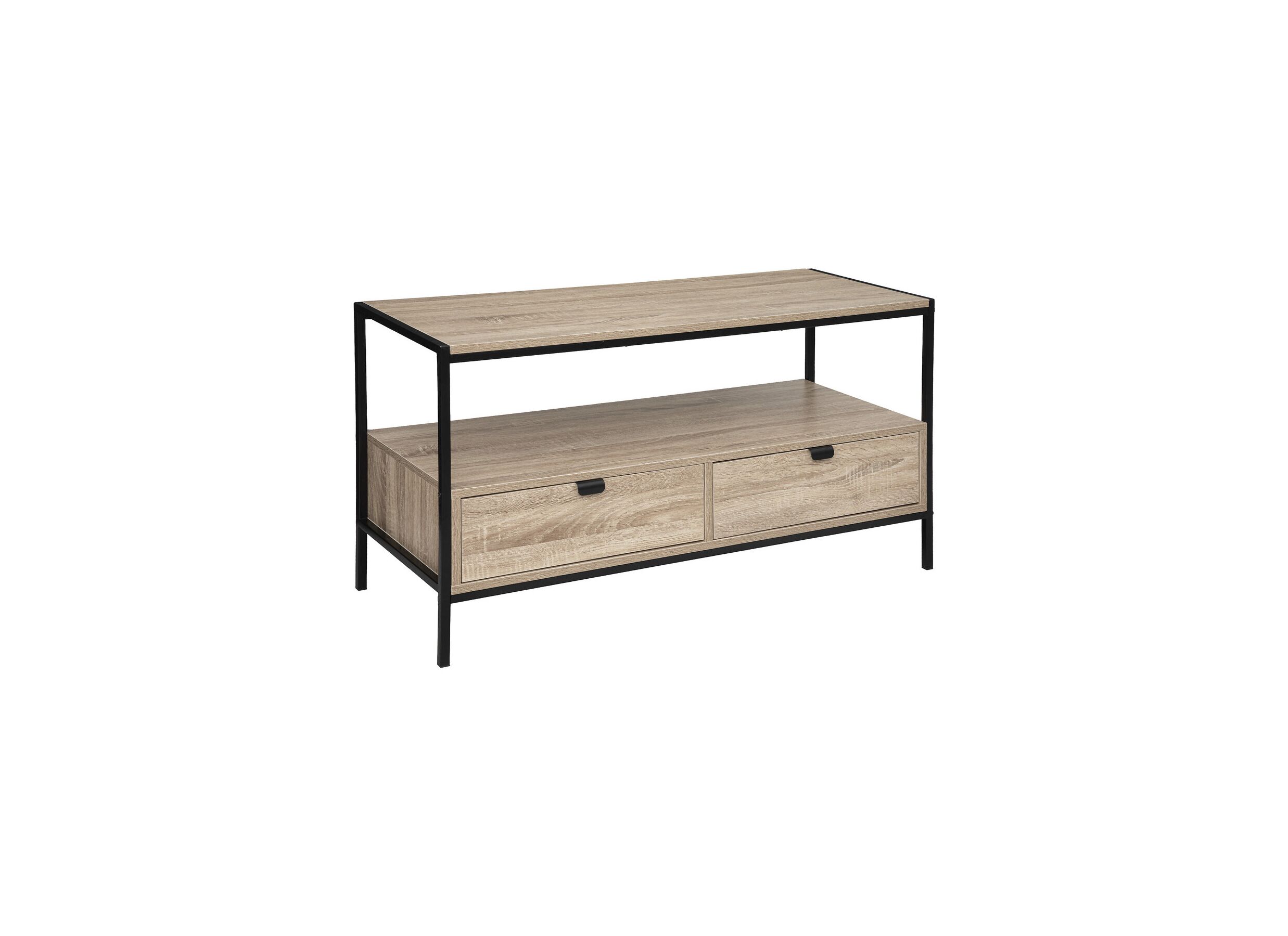 Meuble TV moderne Aliaj 100cm - Meuble TV Aliaj 100cm - film décoratif - beige