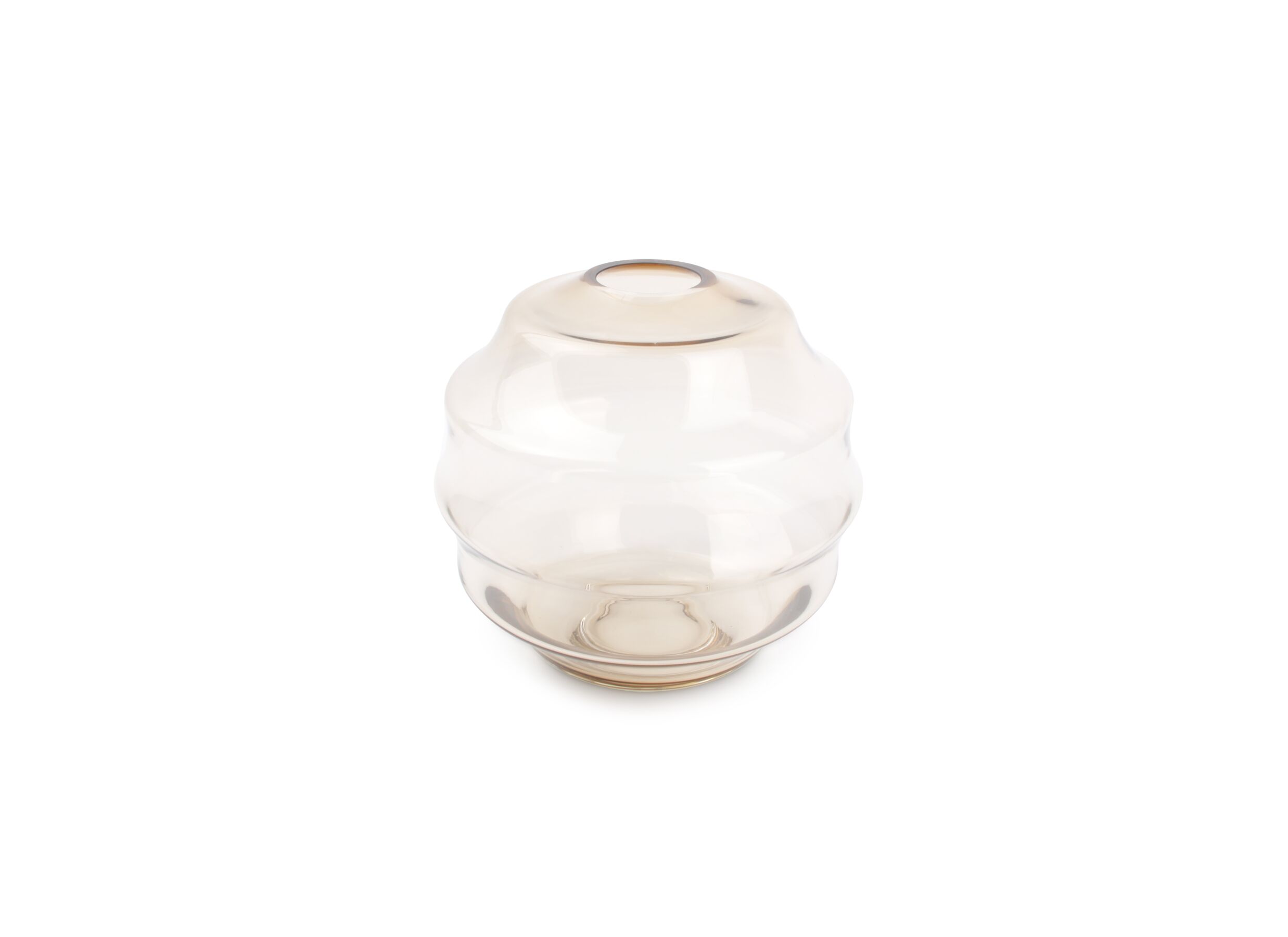 Vase Bloom H19 - Vase Bloom H19,5cm - verre - brun