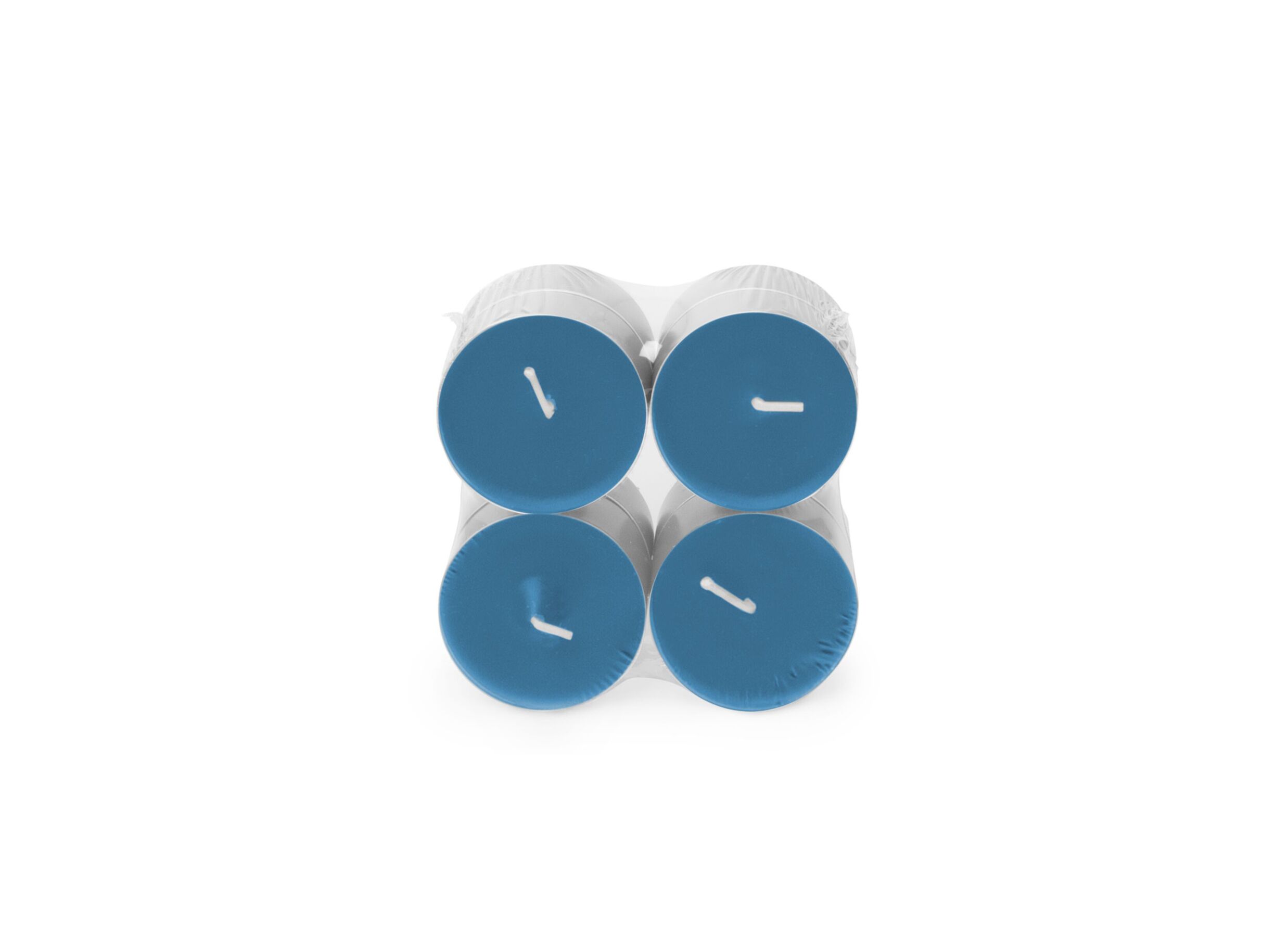 Hoofdfoto - Theelichtjes MAXI Soft Sunrise 10u blauw, 8 stuks