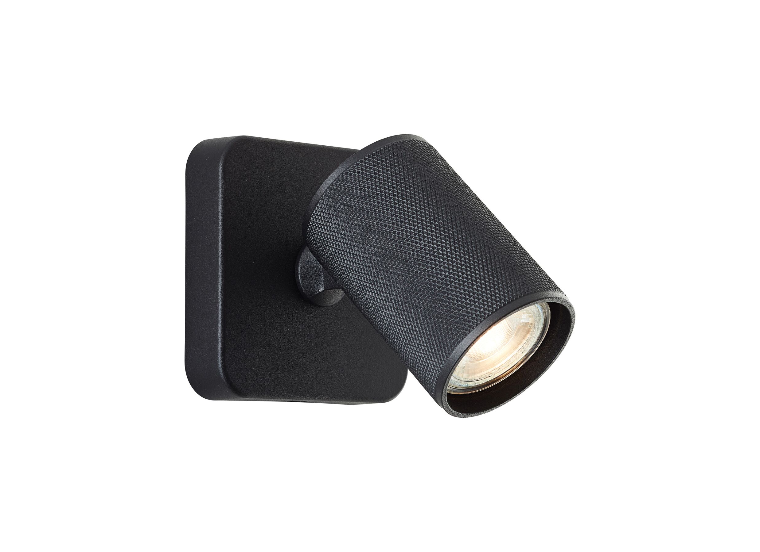 Wandspot Marty zand zwart 5W GU10
