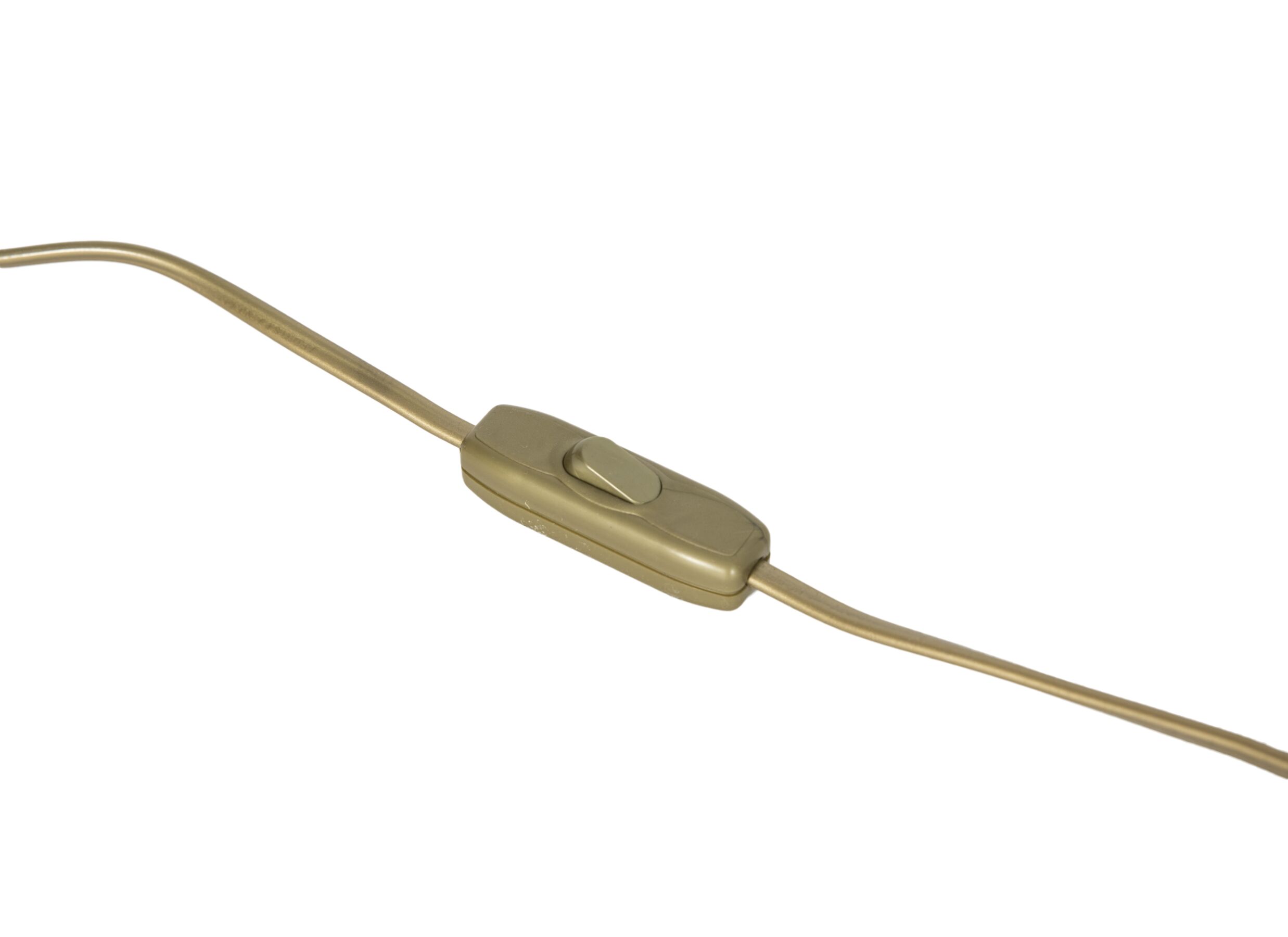 Detailfoto - Tafellamp E27 H26cm - metaal/glas - goud