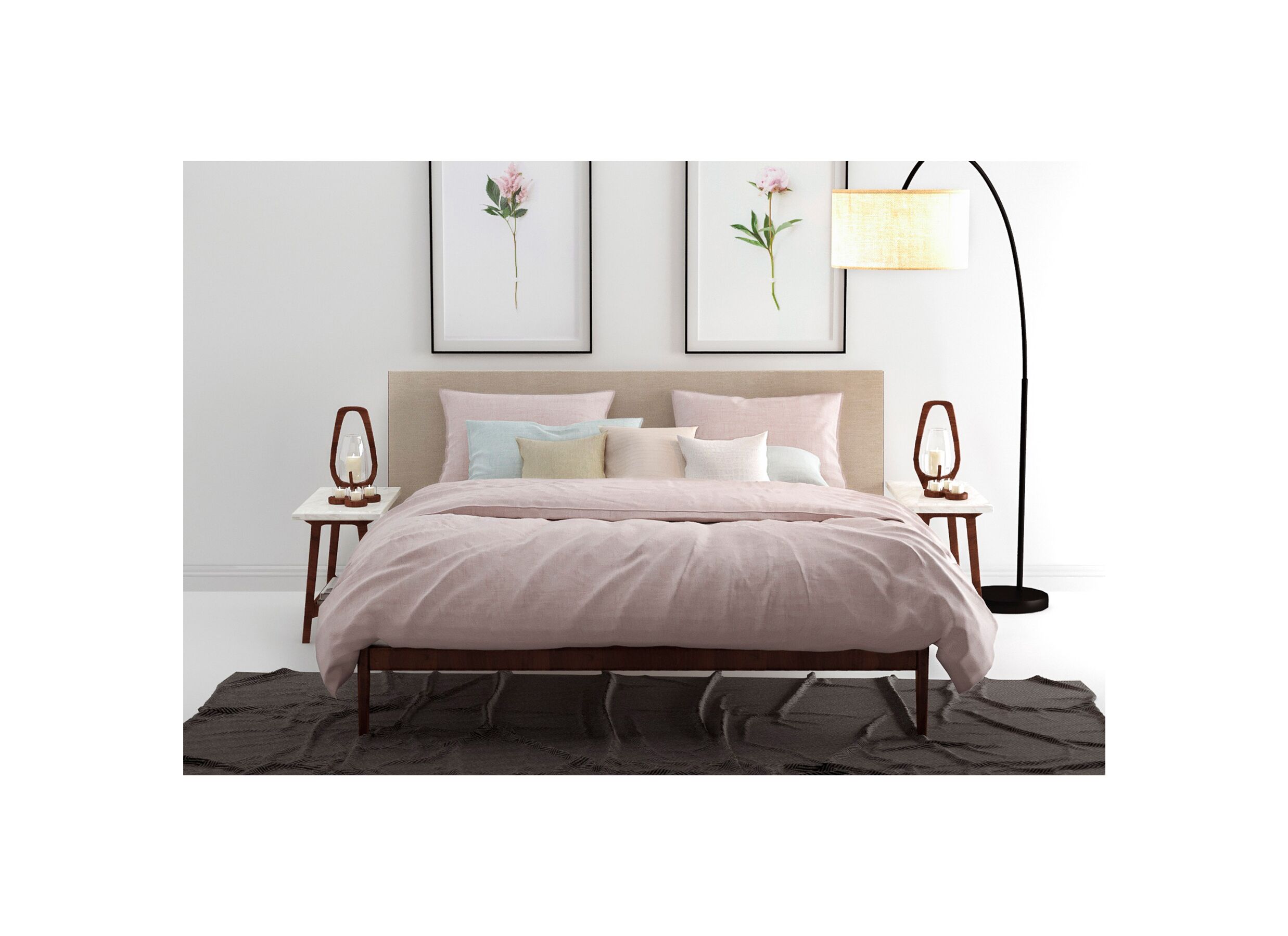 Foto ambiance - Housse de couette 200x220cm coton
