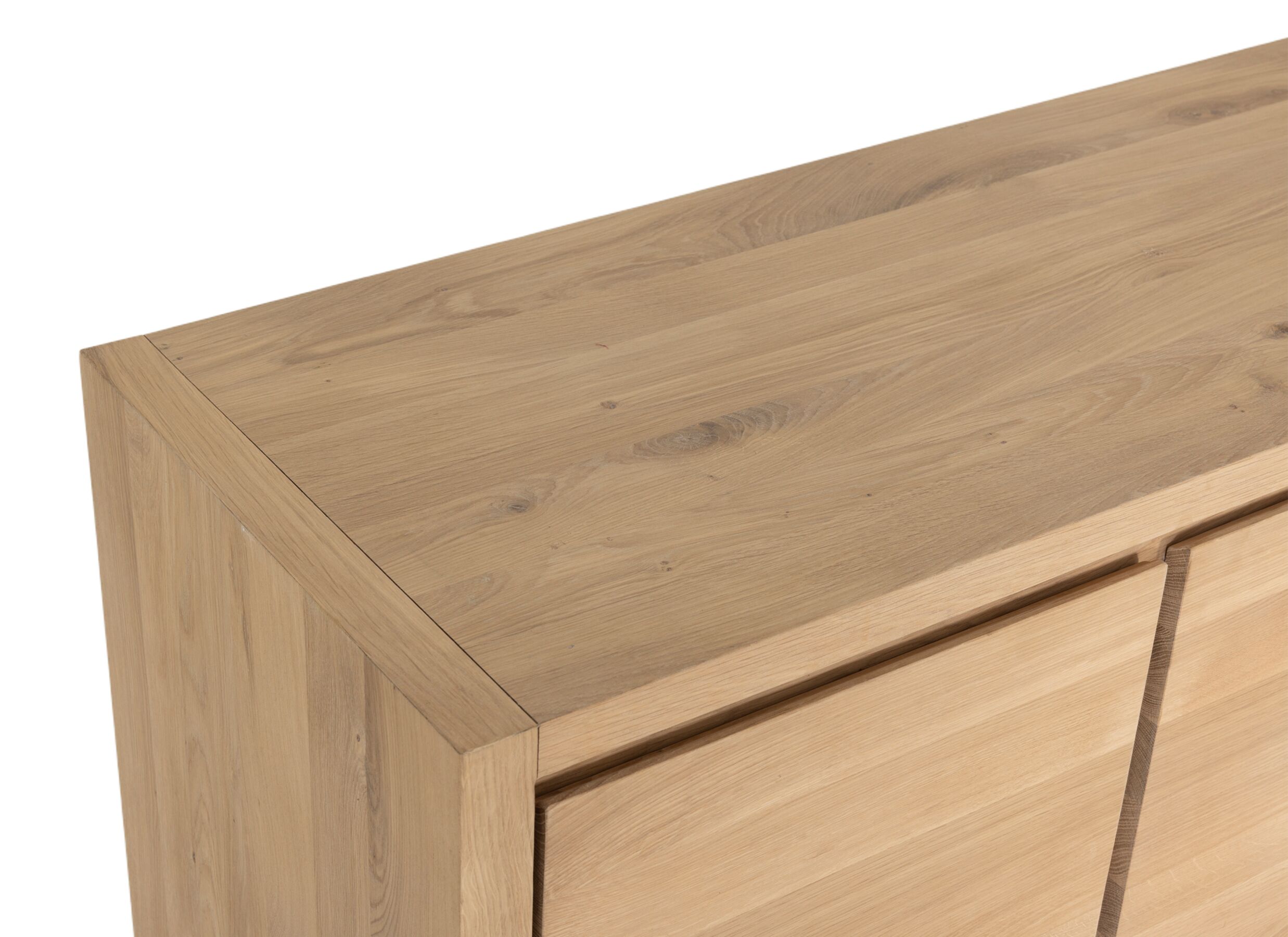 Detail - Buffet Ambassador 220cm - chêne massif & décor - naturel