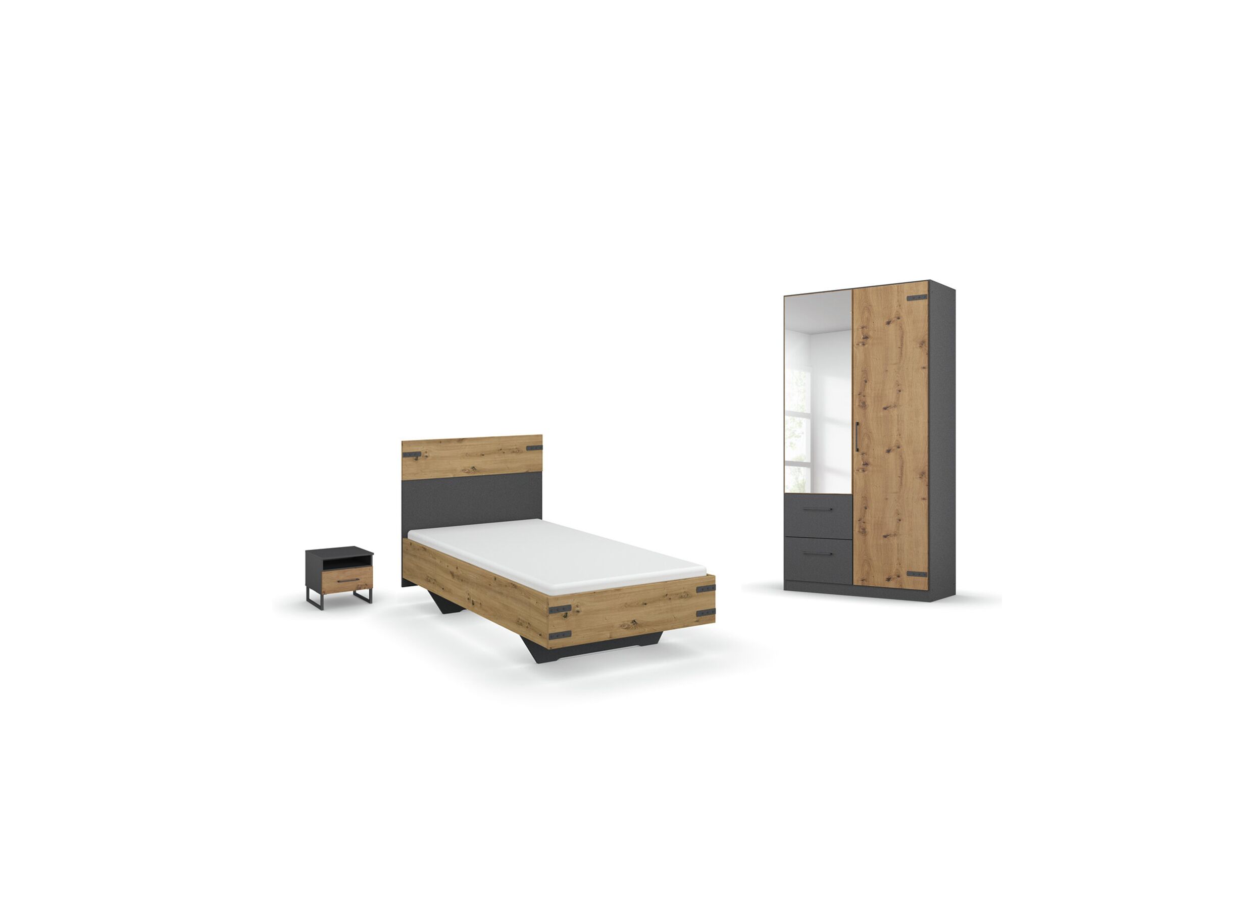 Kinderkamer Butte met 2-deurs kast