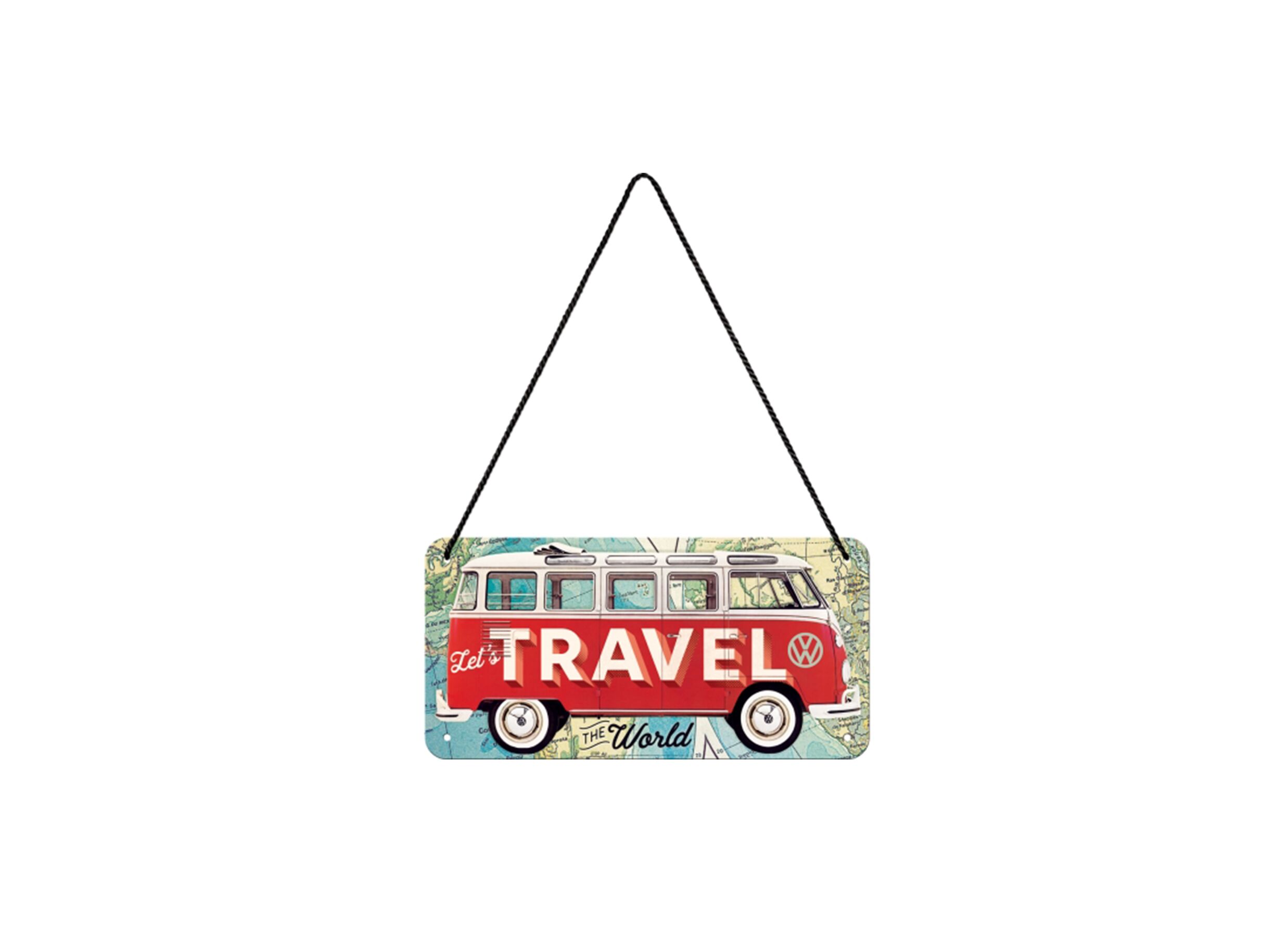 Plaque 10x20cm Volkswagen Van - Plaque 10x20cm Volkswagen Van
