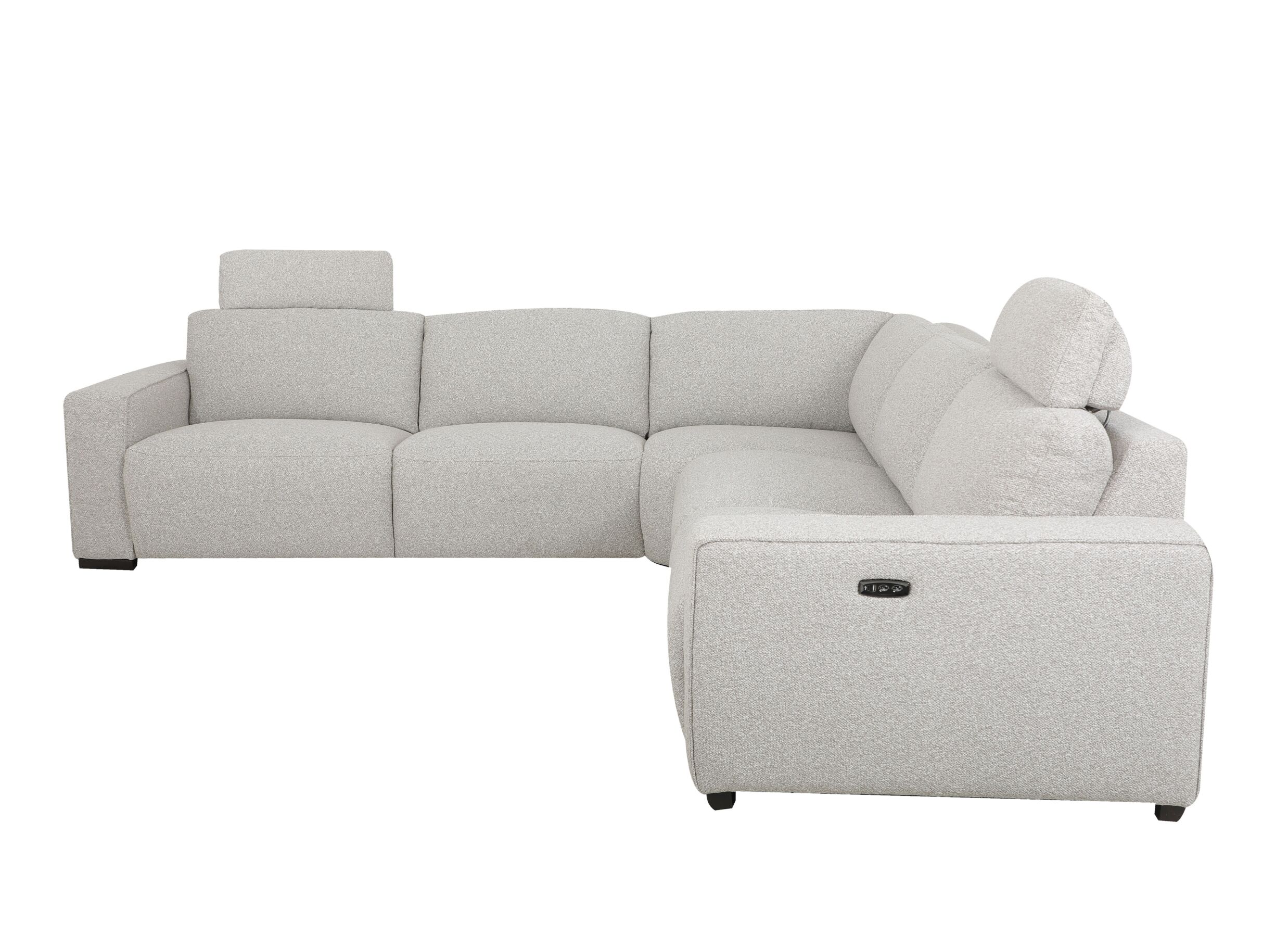 Overzichtsfoto - Hoeksalon Delta 300x300cm - stof - grijs met relax