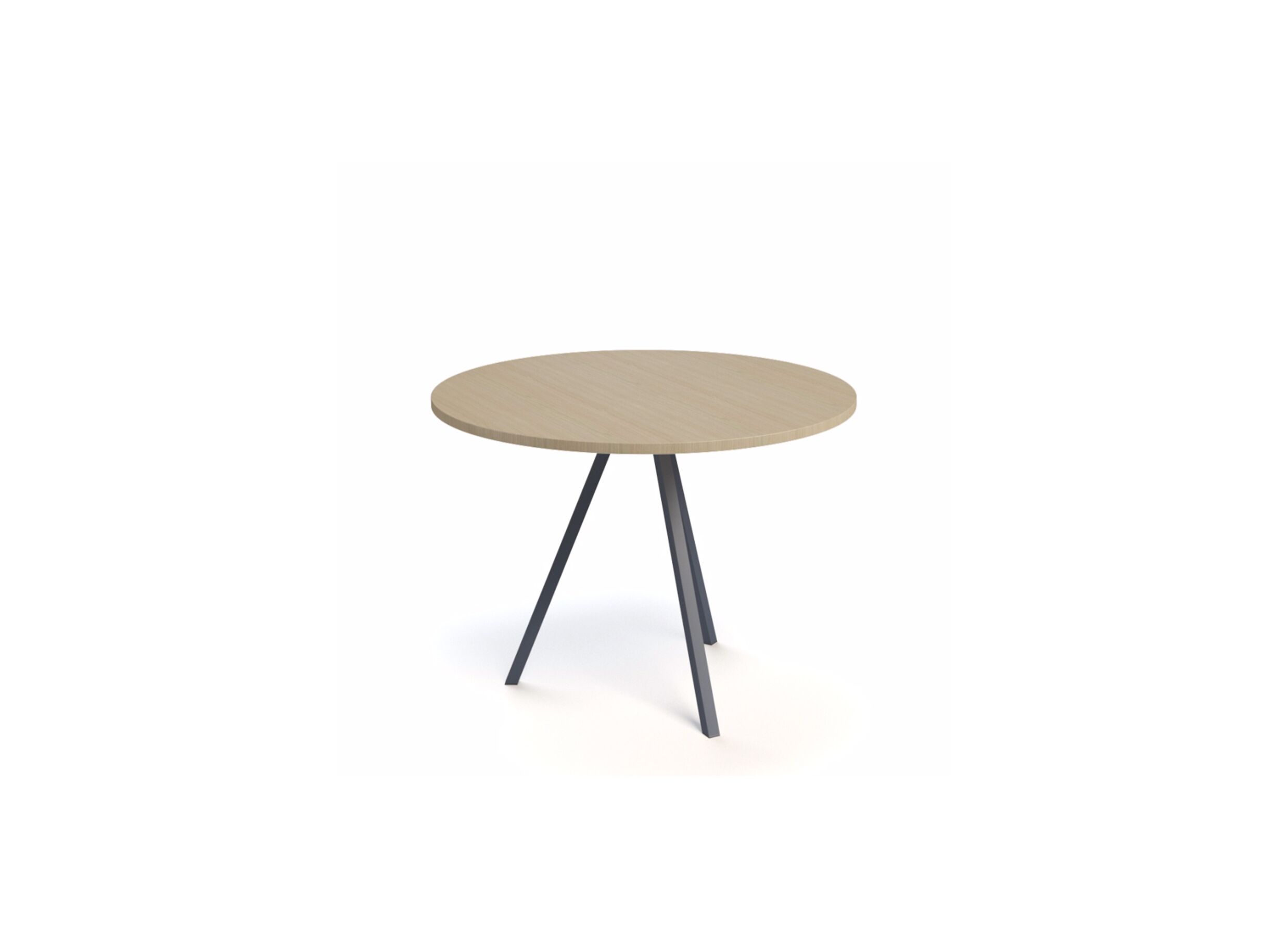Ronde tafel Triple Ø100cm - HPL - eik natuur