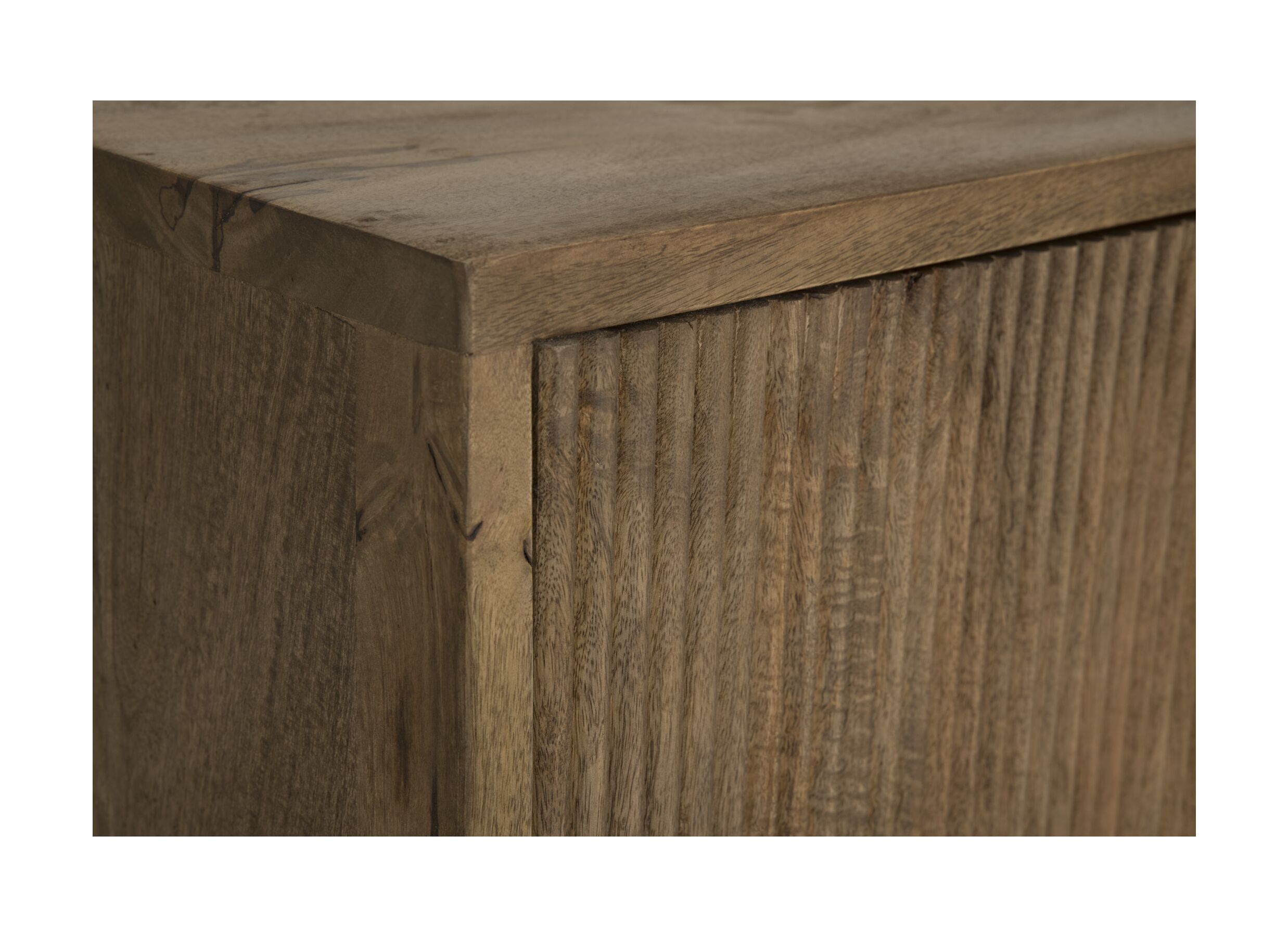 Detailfoto - Dressoir Tuxedo 180cm - mango massief - bruin