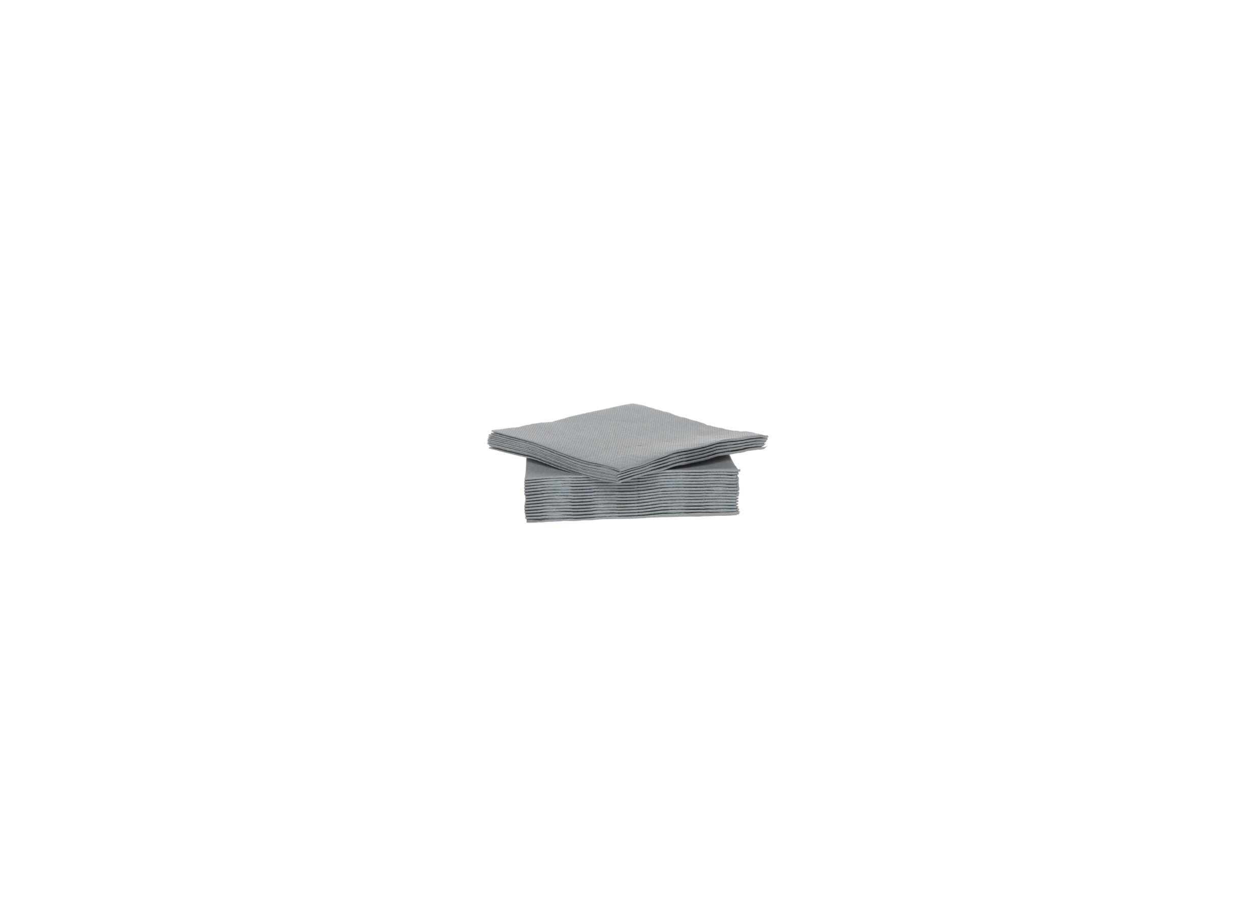 Serviette CT Prof 25x25cm grijs, 40 stuks