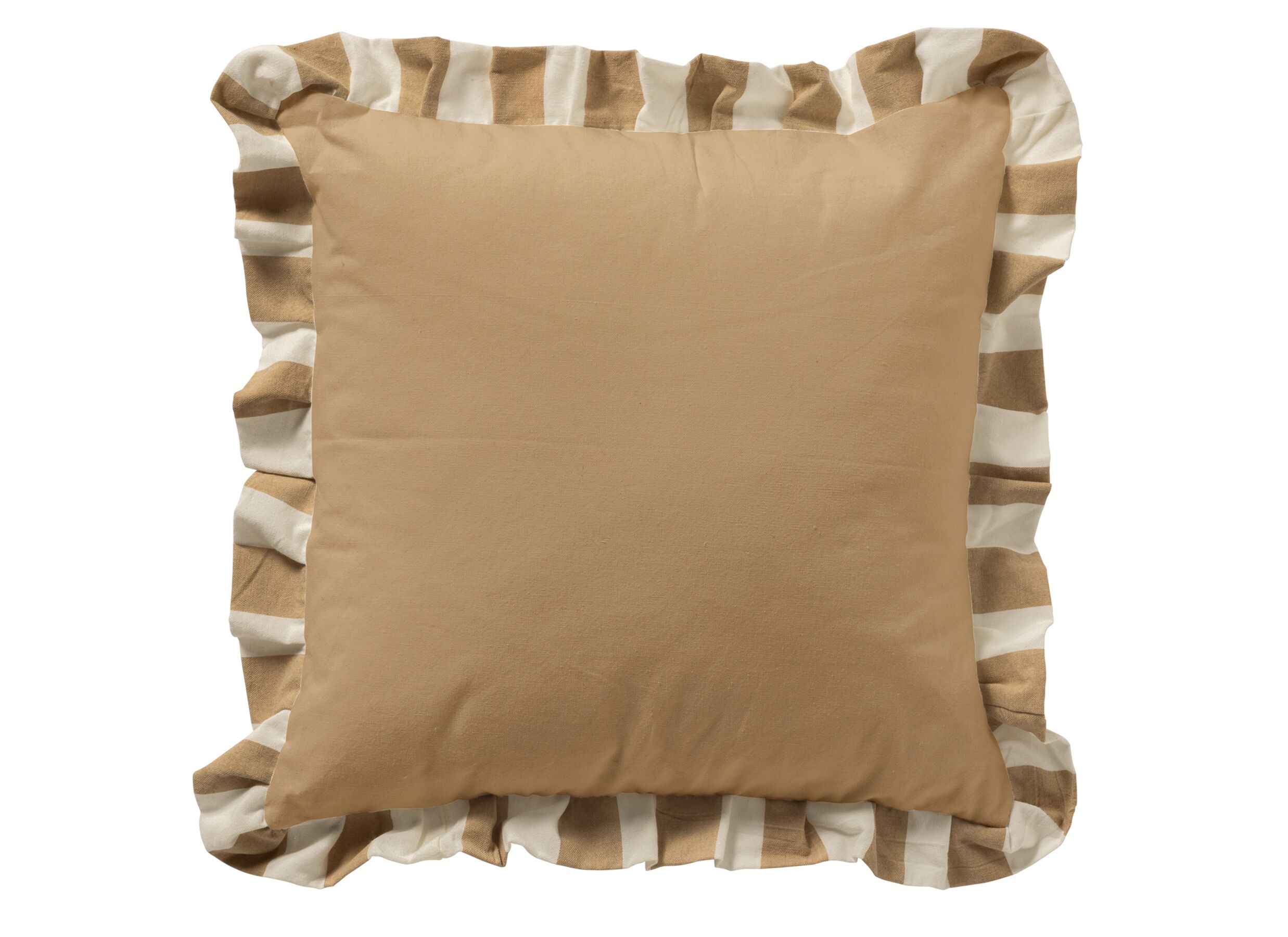 Aperçu - Coussin Bella 45x45cm - polyester & coton & viscose - irish cream