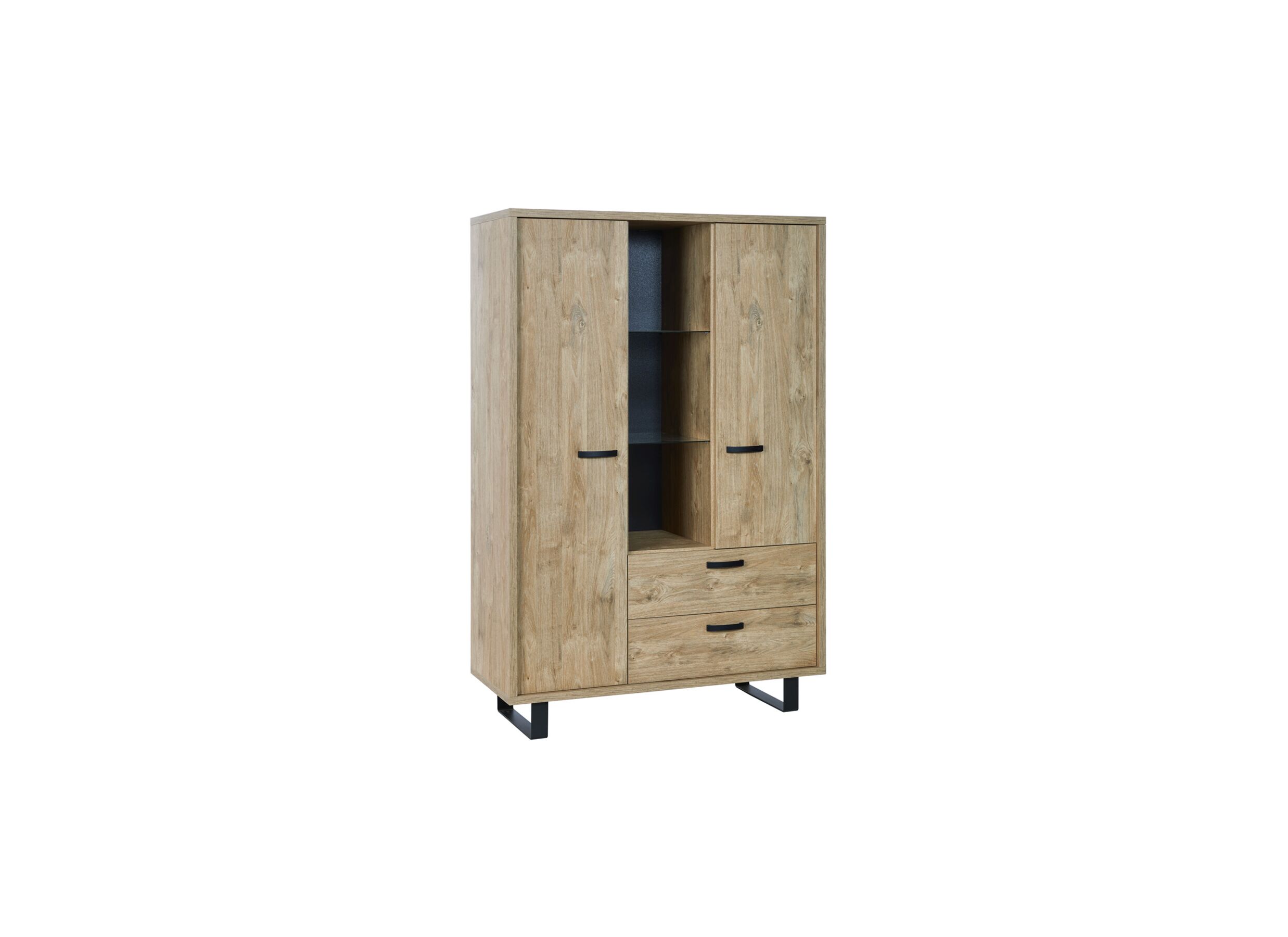 Kast Como 1 120cm - melamine - golden oak