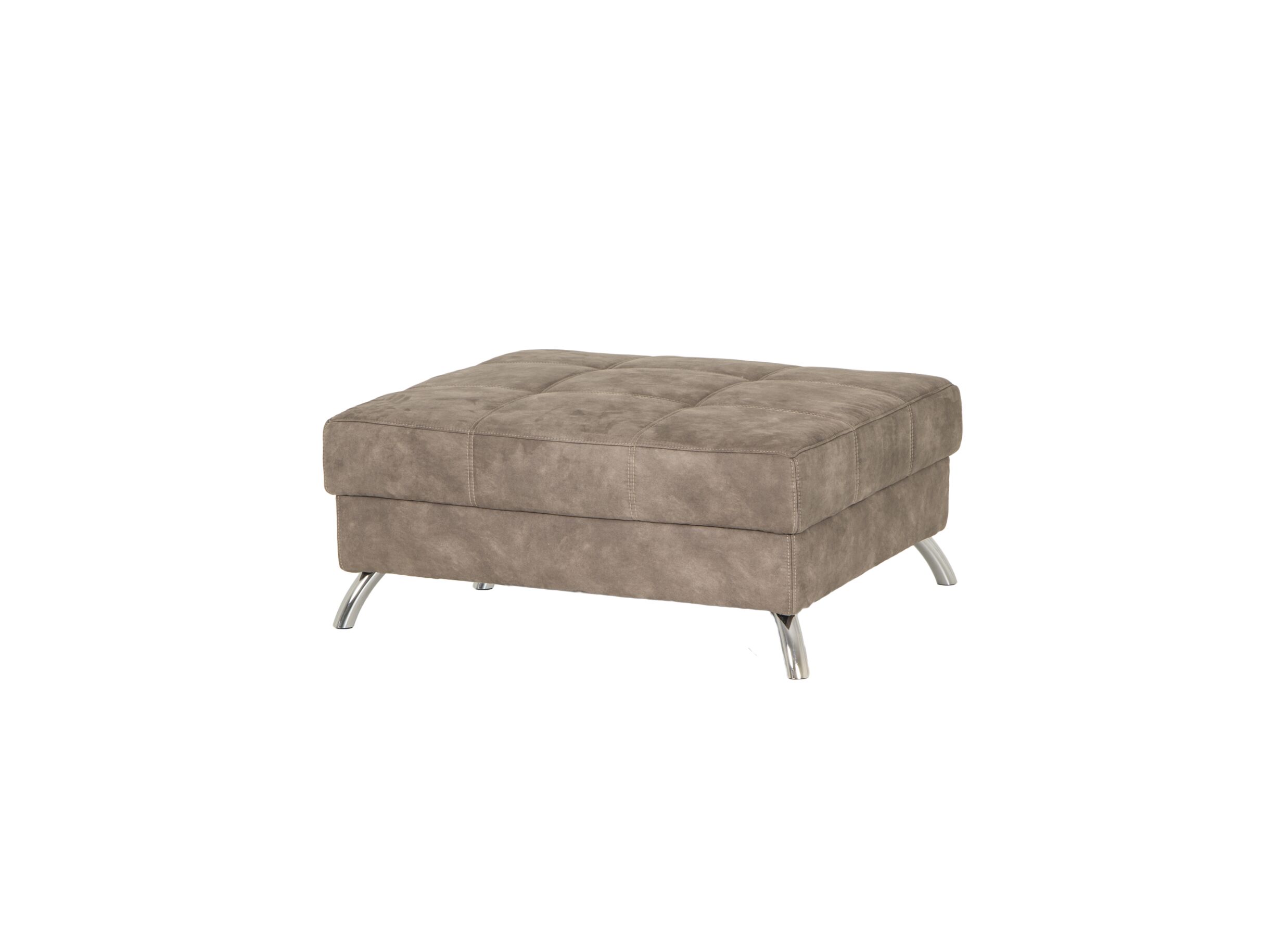 Plus Important - Repose-pieds San Francisco 103x86cm tissu taupe
