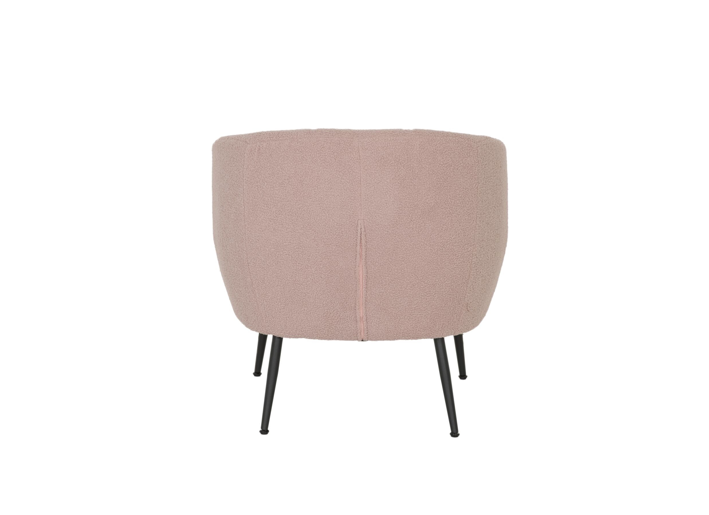 Aperçu - Fauteuil Teddy Bear 68x70x73cm - bouclé - rose