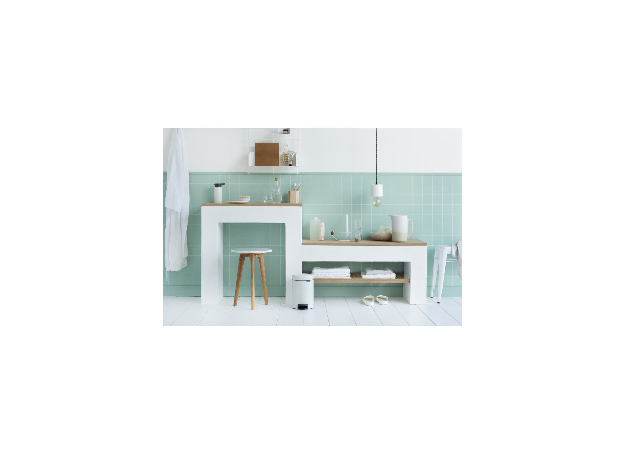 Pedaalemmer NewIcon Brabantia 3L wit