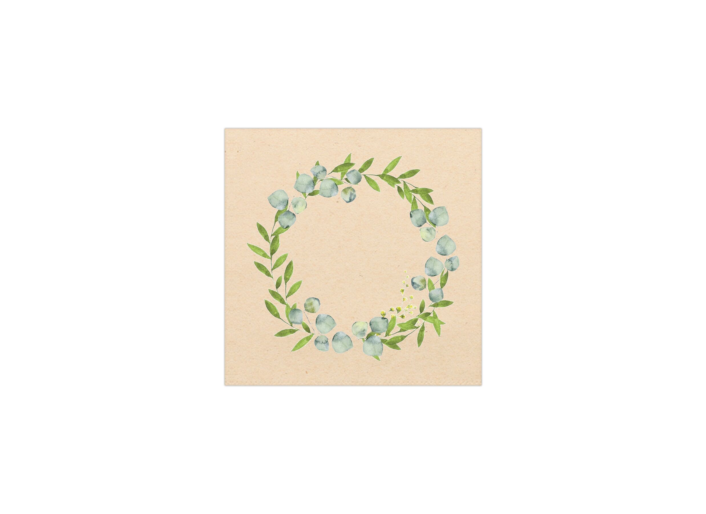Serviette The Wreath 33x33cm multicolore 20 pièces - Serviette The Wreath 33x33cm multicolore 20 pièces