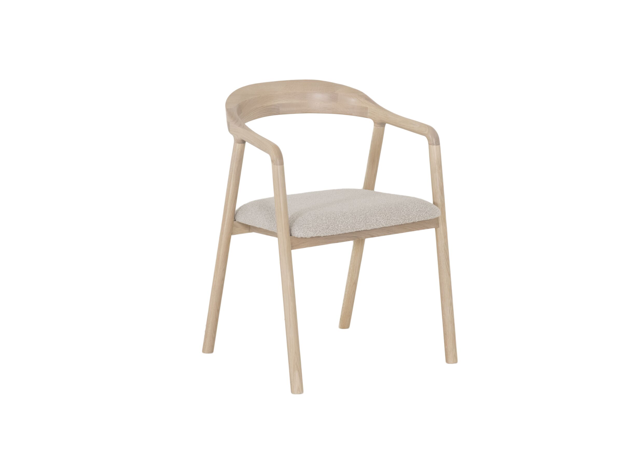 Hoofdfoto - Stoel ST2410 eik massief - beige