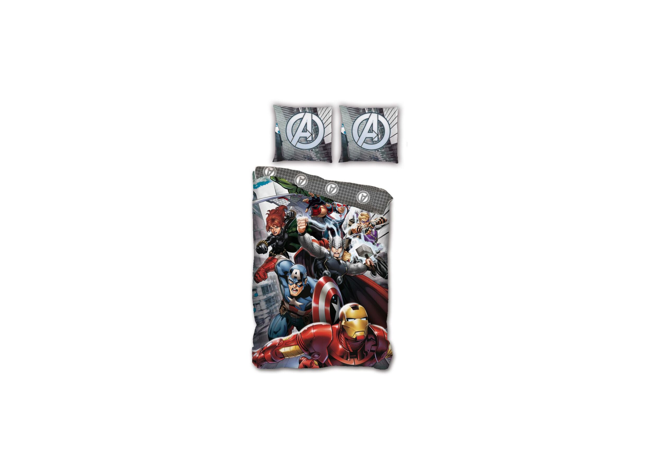Housse de couette Avengers 140x200 microfibre - Housse de couette Avengers 140x200 microfibre