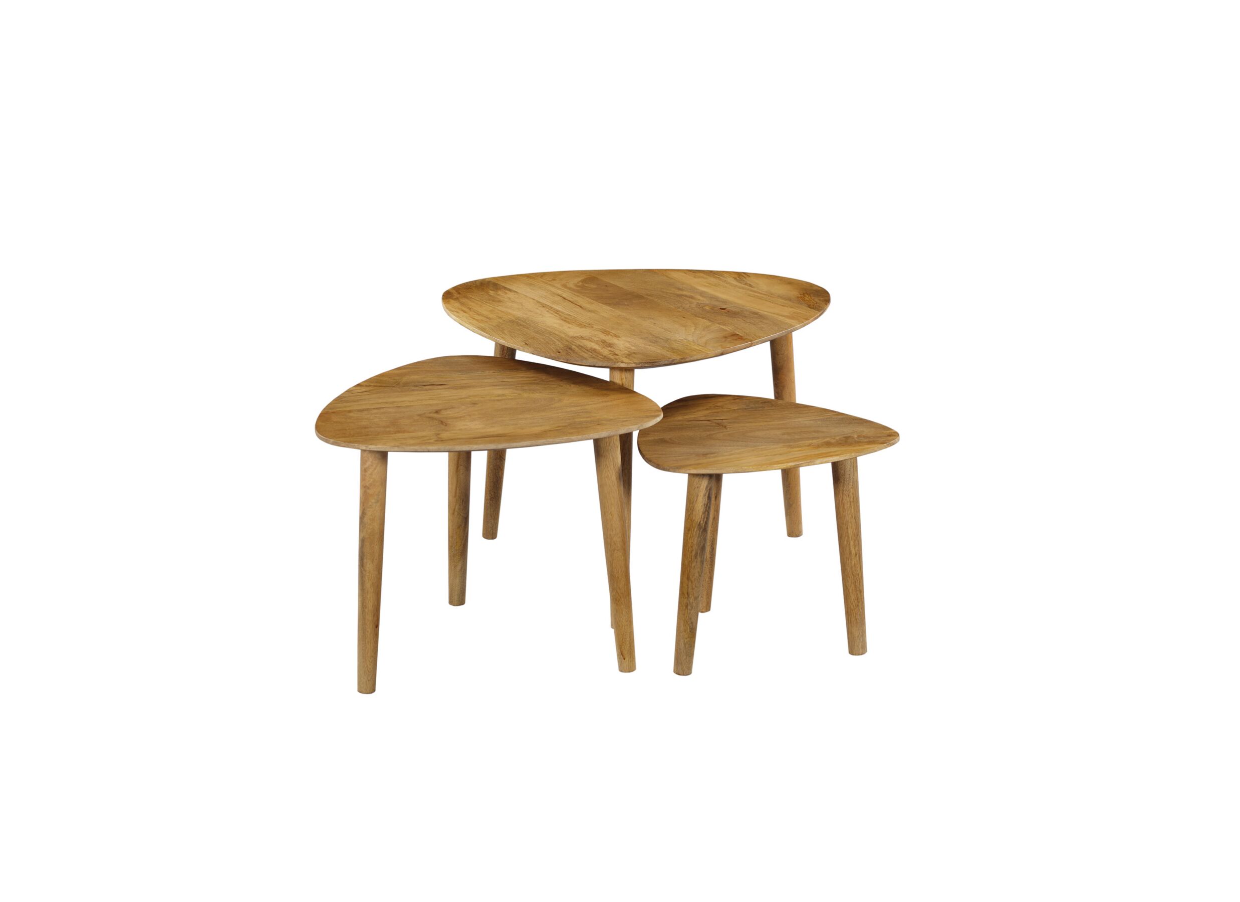 Table d'appoint Velari lot de 3 - Table d'appoint Velari lot de 3