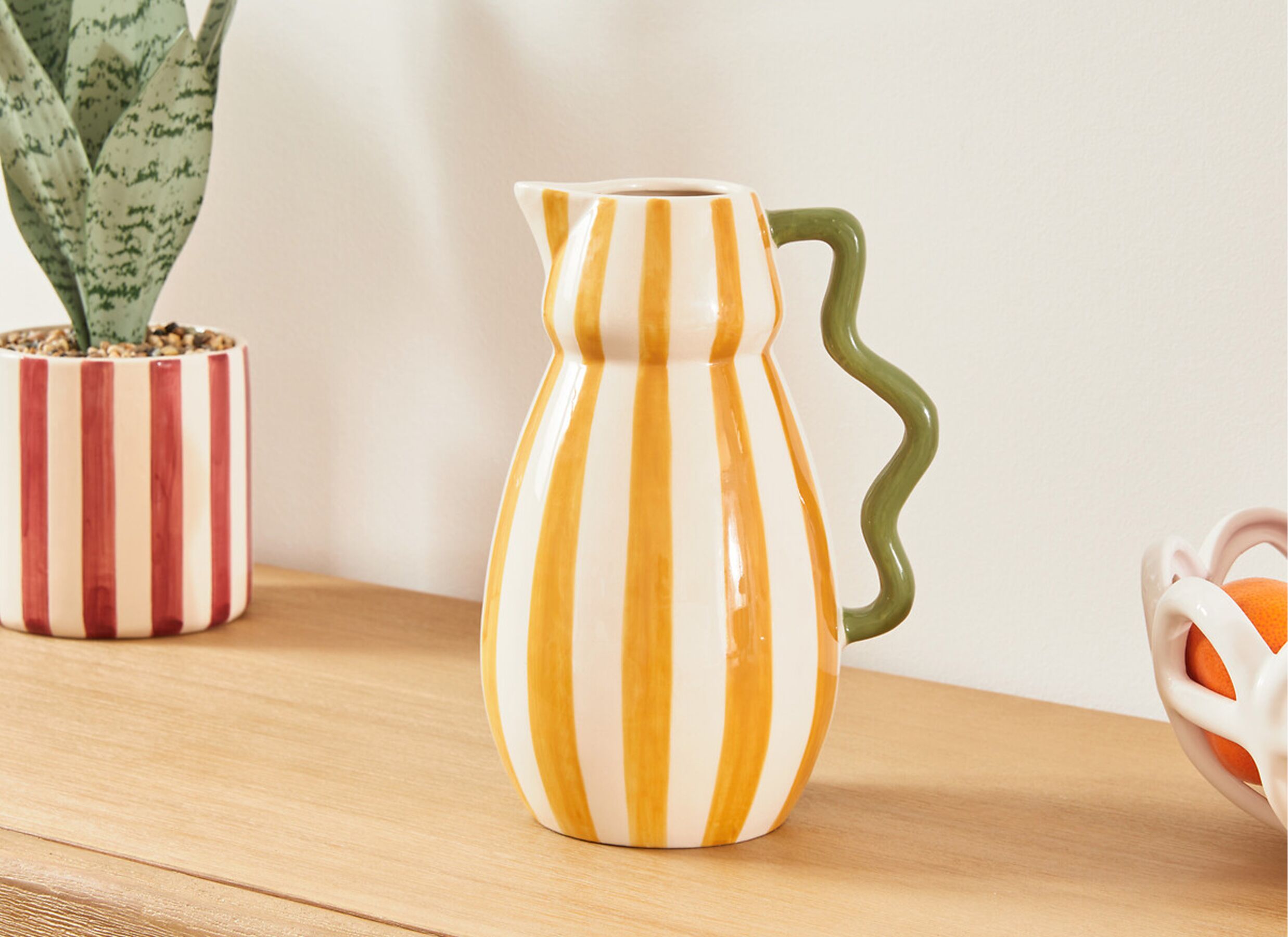 Foto ambiance - Vase Cheri Anse H21,5cm - céramique - multicolor