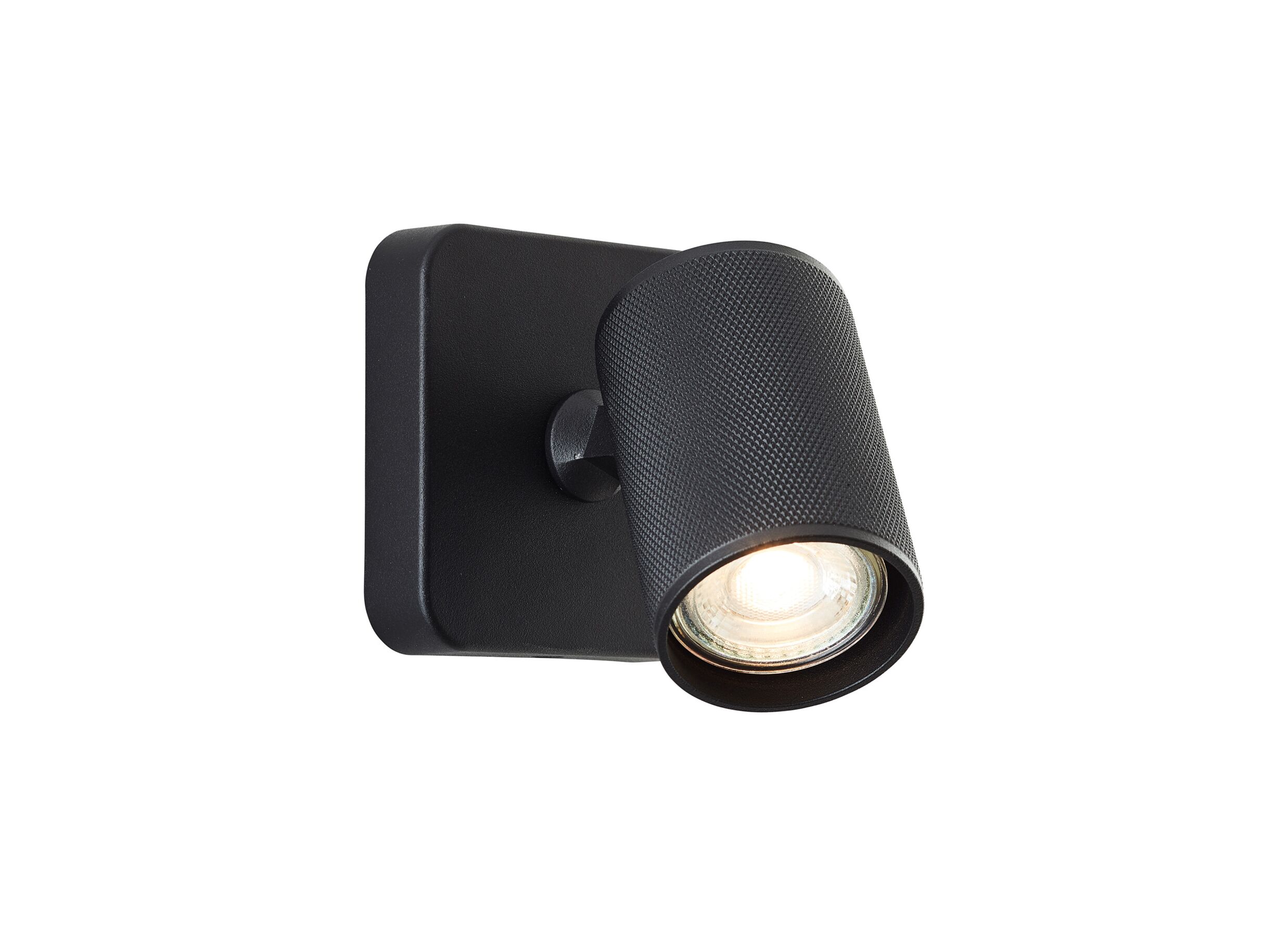 Wandspot Marty zand zwart 5W GU10