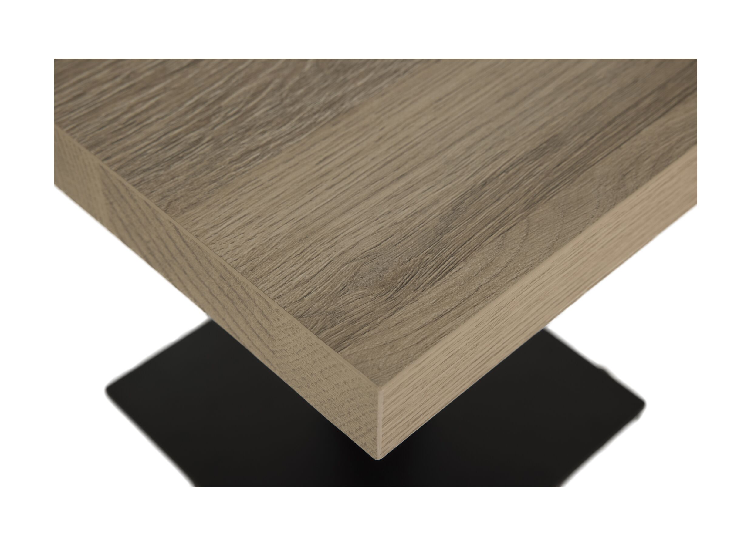 Detail - Table Bistro 80x80cm - mélamine - french oak