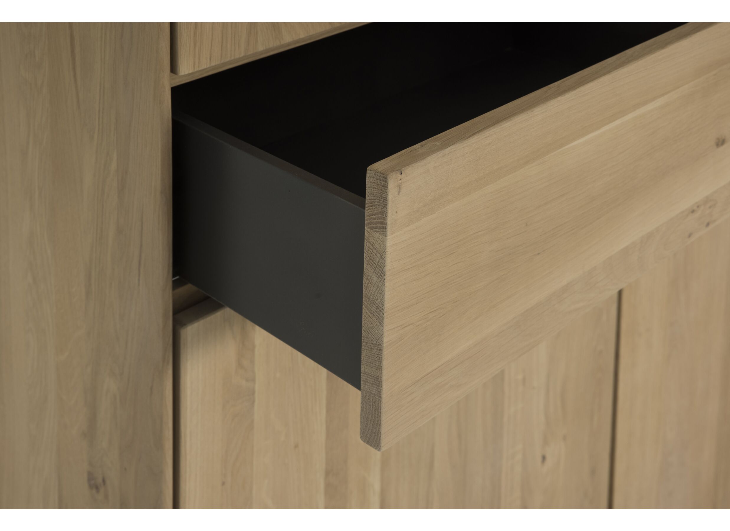 Detailfoto - Barkast Summer 120cm - eik massief & decor - naturel