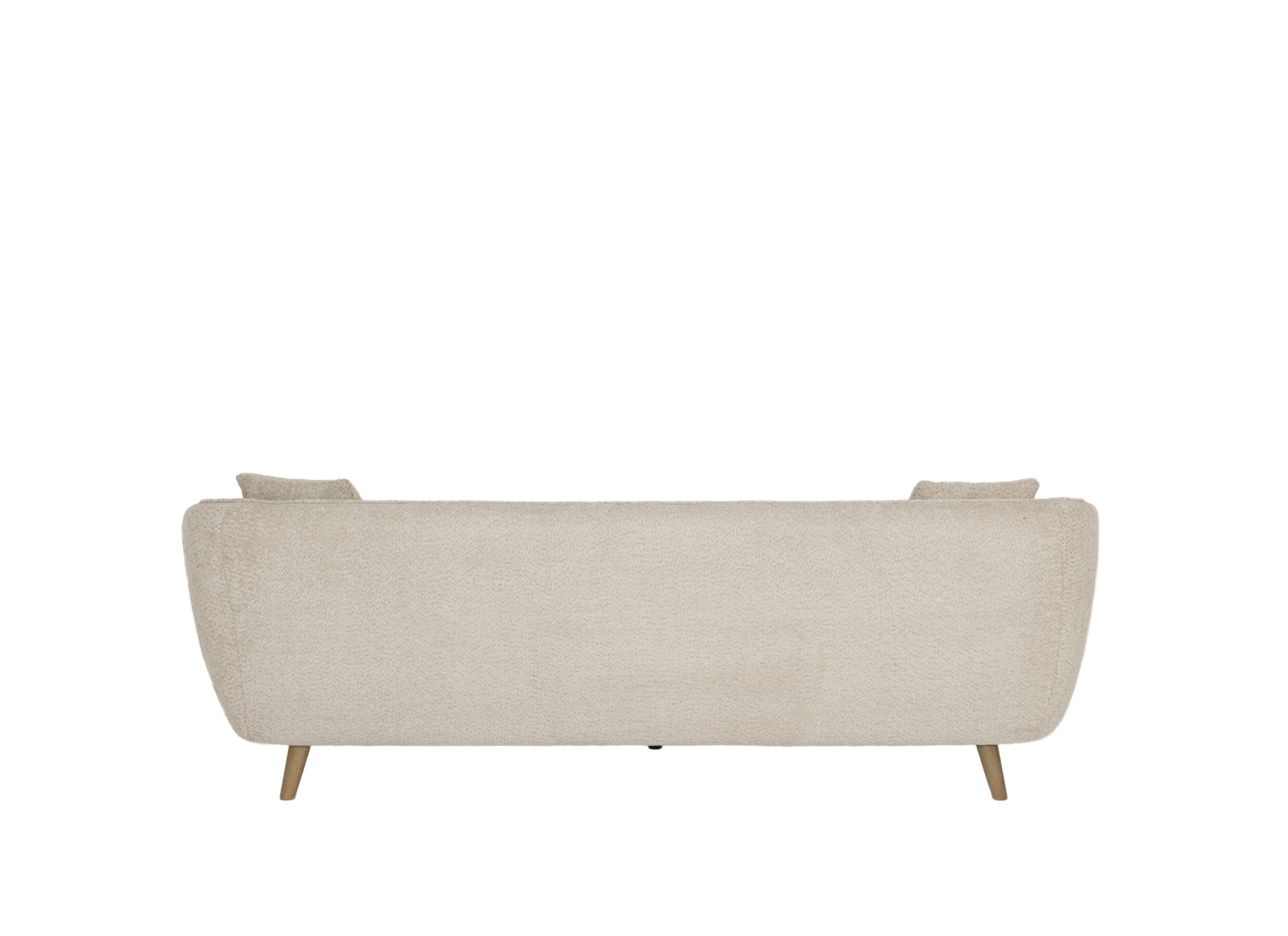Aperçu - Canapé Momo 3 places - fibre de polyester - beige