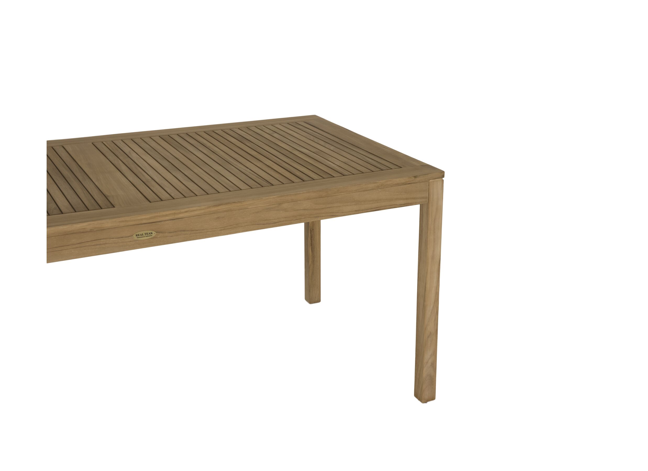 Detail - Table de jardin Voodoo 180x90cm - teck massif - naturel
