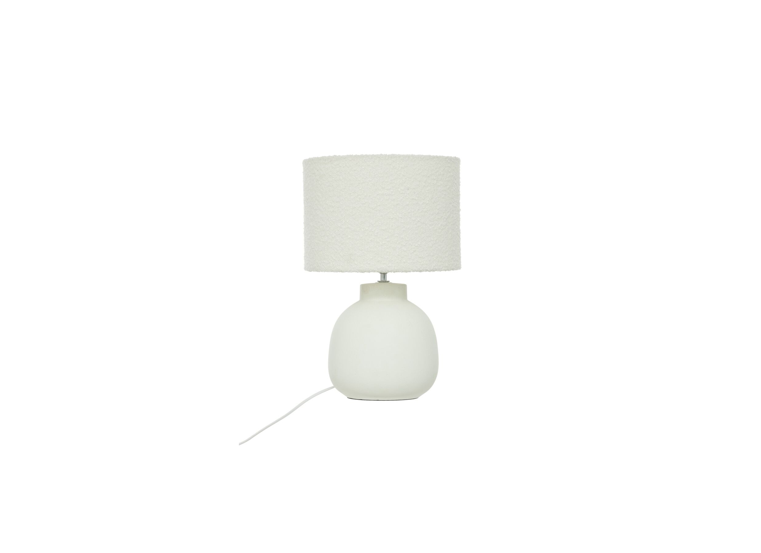 Aperçu - Lampe de table Lali E14 H43cm - dolomite - blanc