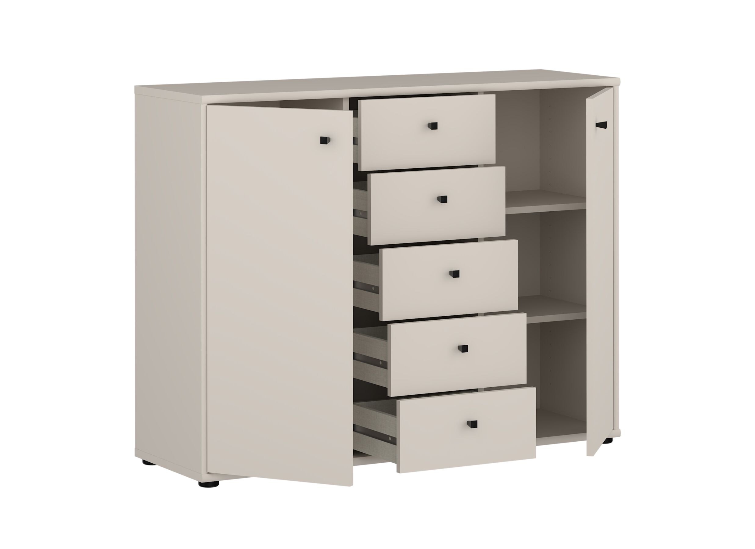 Indeling - Commode Topic 109x35x86cm - decor - cashmere