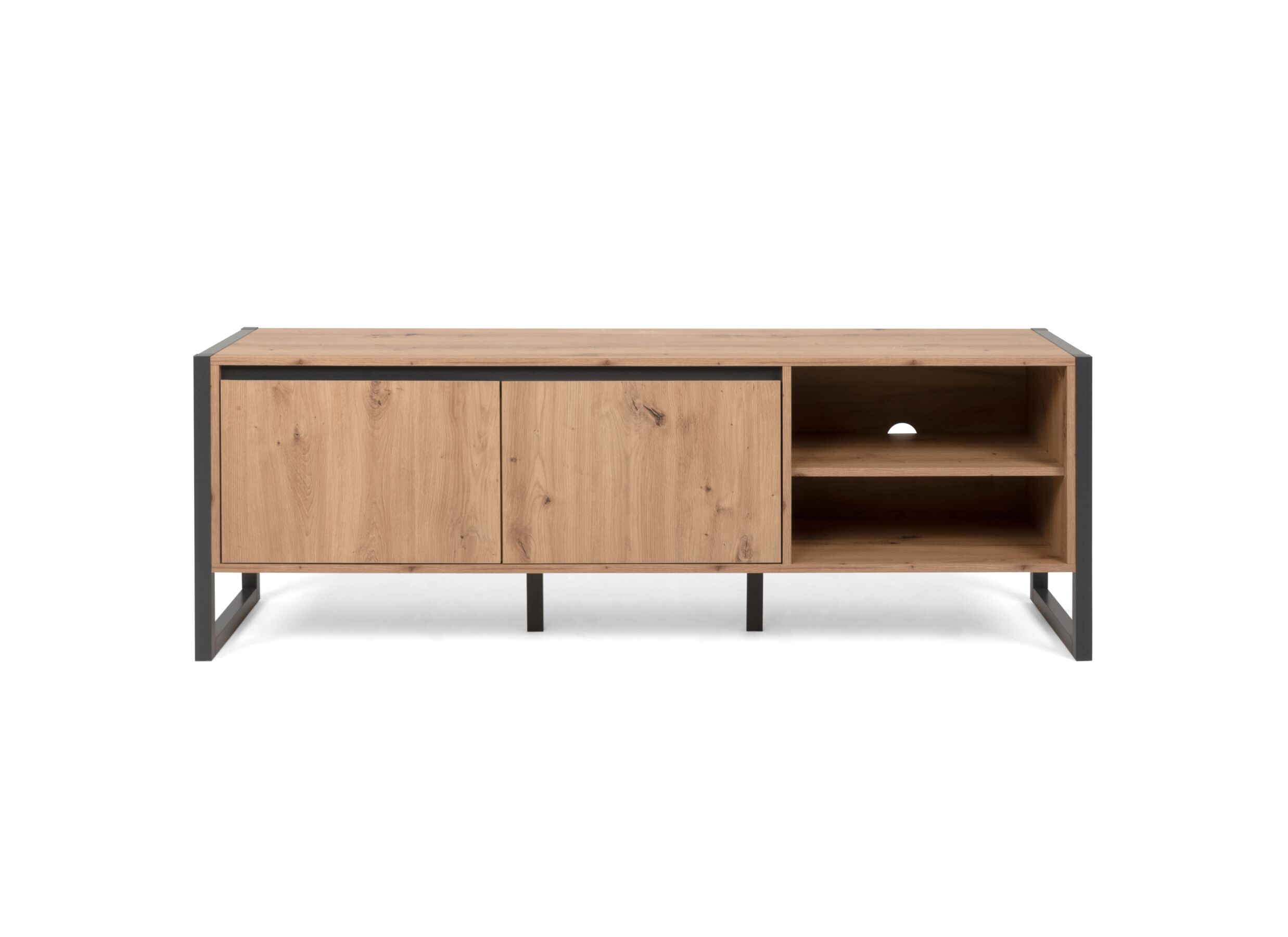Tv-meubel Denver 160cm - spaanplaat - ambachtelijke eik