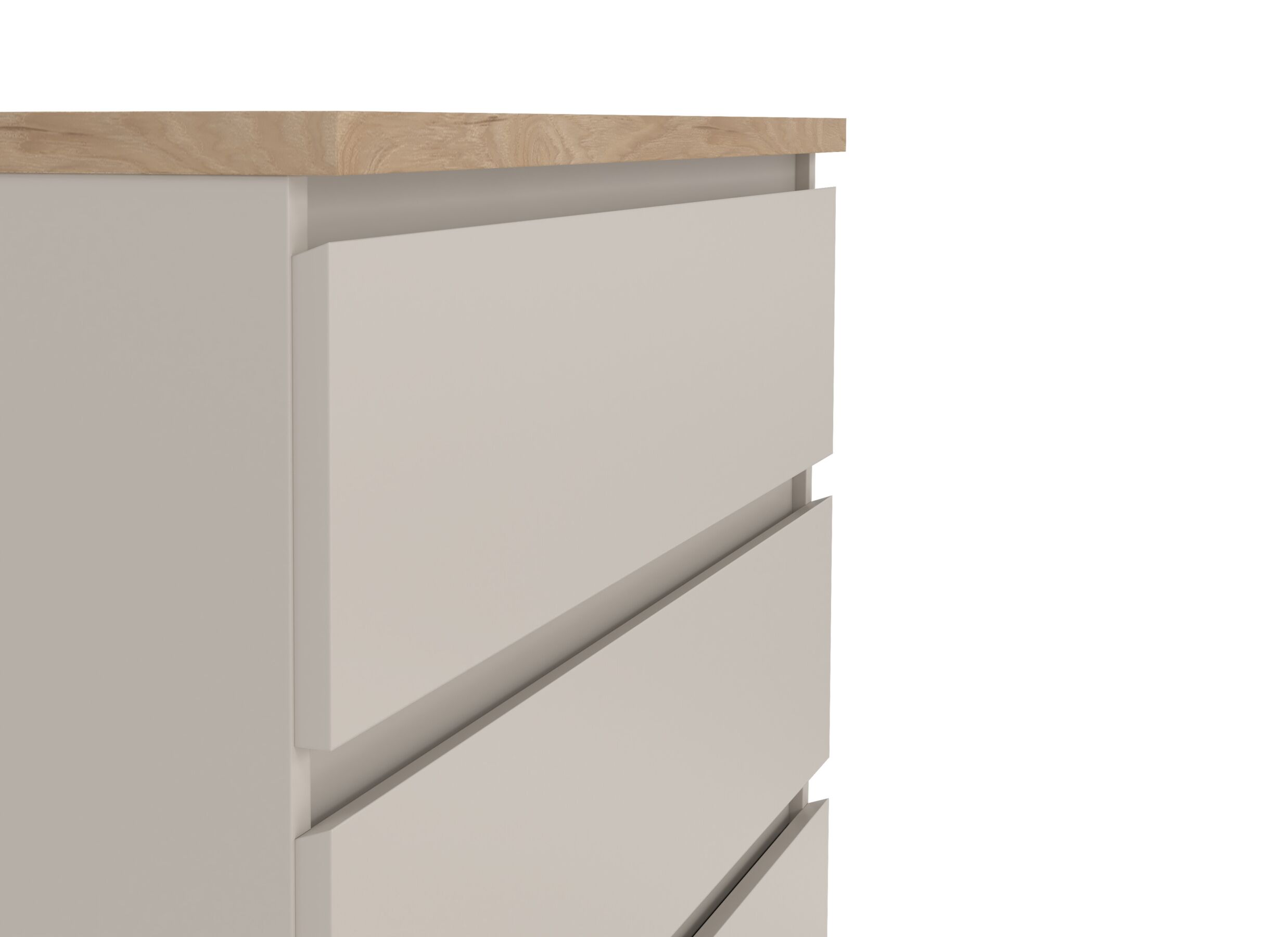 Detail - Commode Naia 77x50x112cm - décor - cashmere/jackson hickory