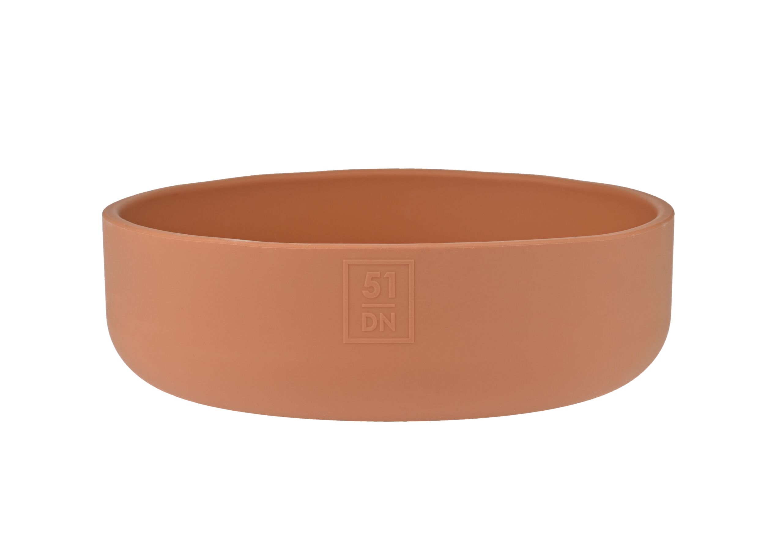 Voerbak Sili 1400ml - silicoon - terracotta - Voerbak Sili 1400ml - silicoon - terracotta