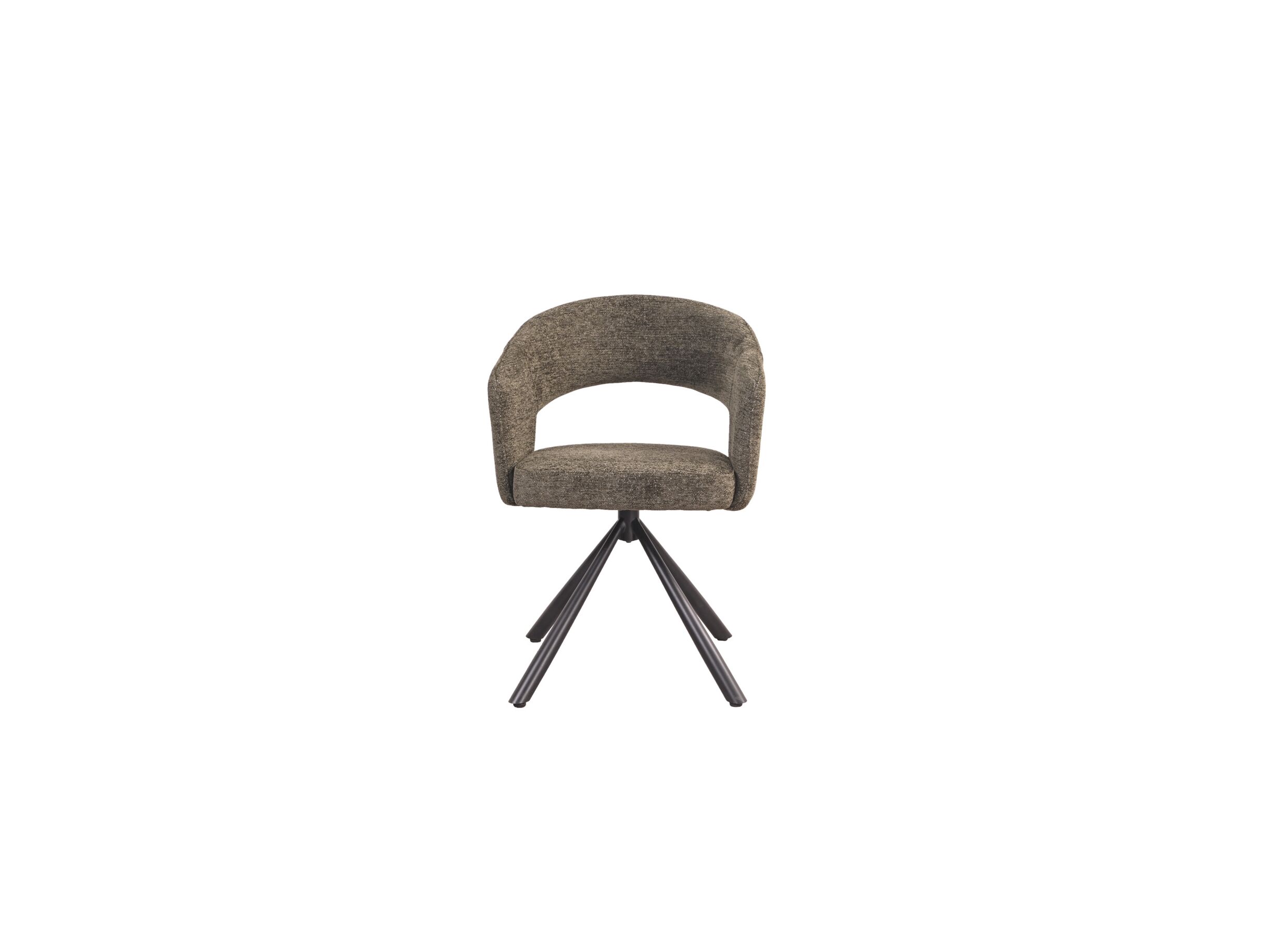 Aperçu - Chaise pivotante Robin 60x56x79,50cm - tissu - vert