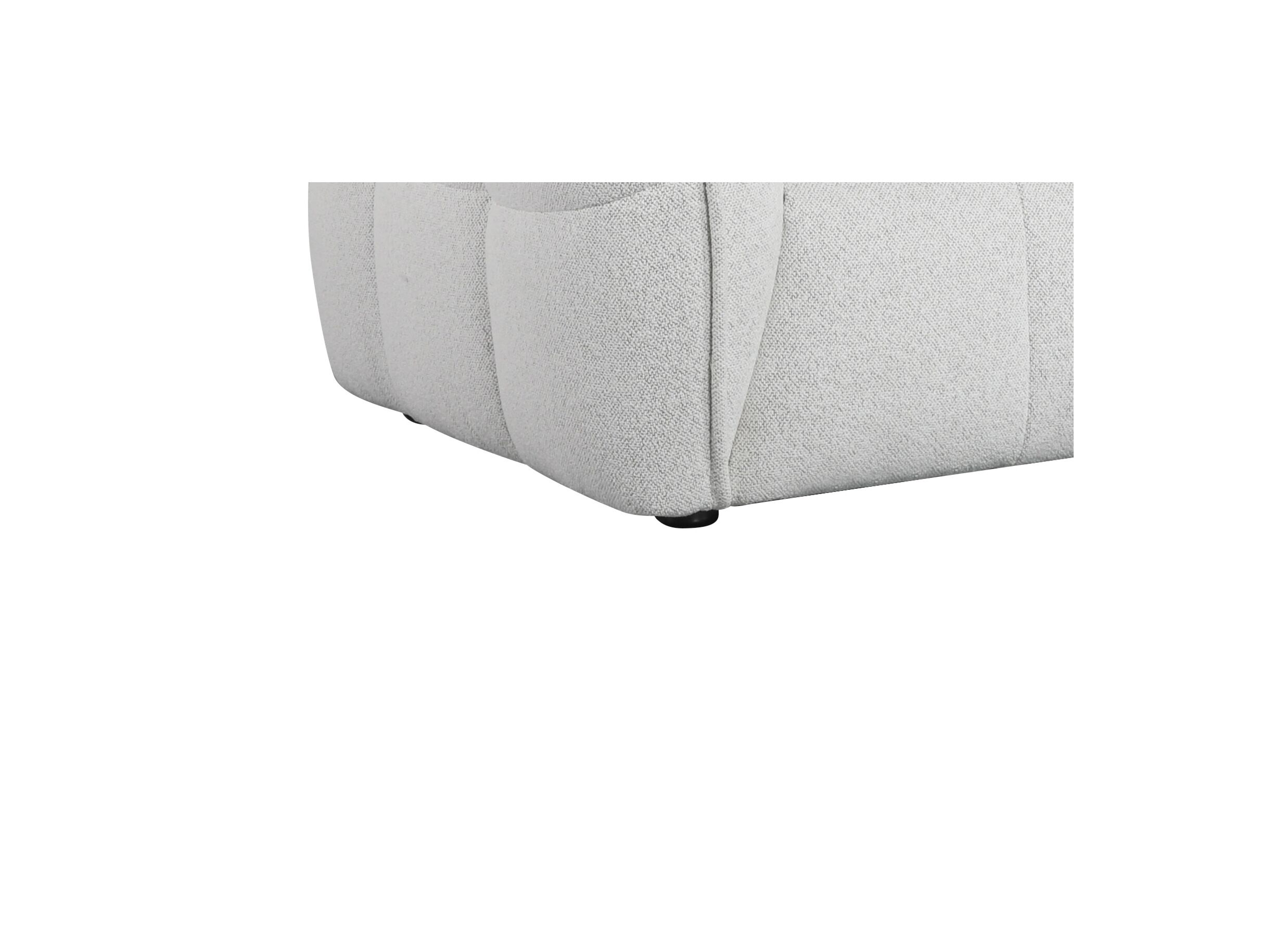 Zetel Bowie 2-zit - stof - grijs wit