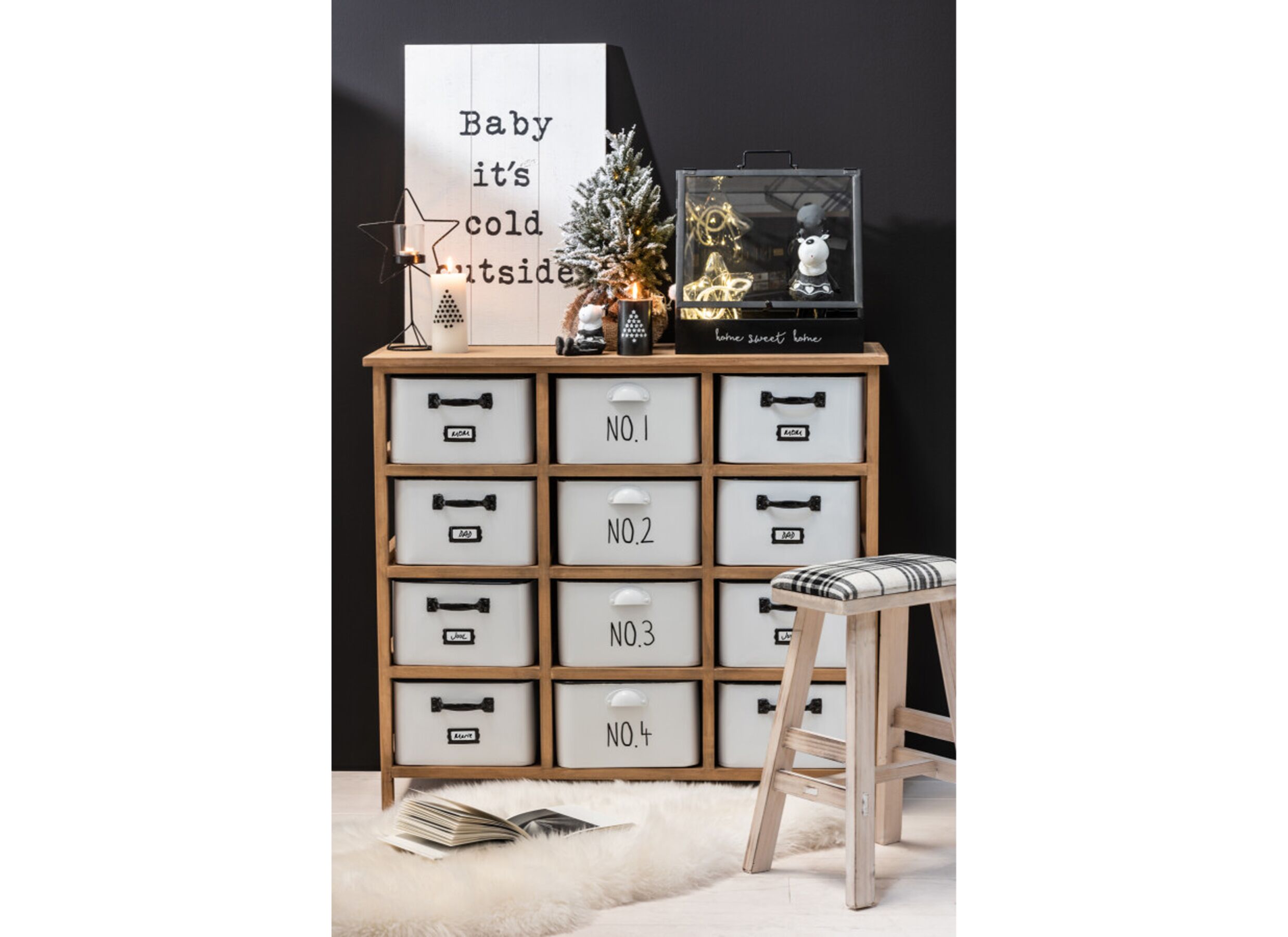 Foto ambiance - Peau de mouton 80x124cm - blanc