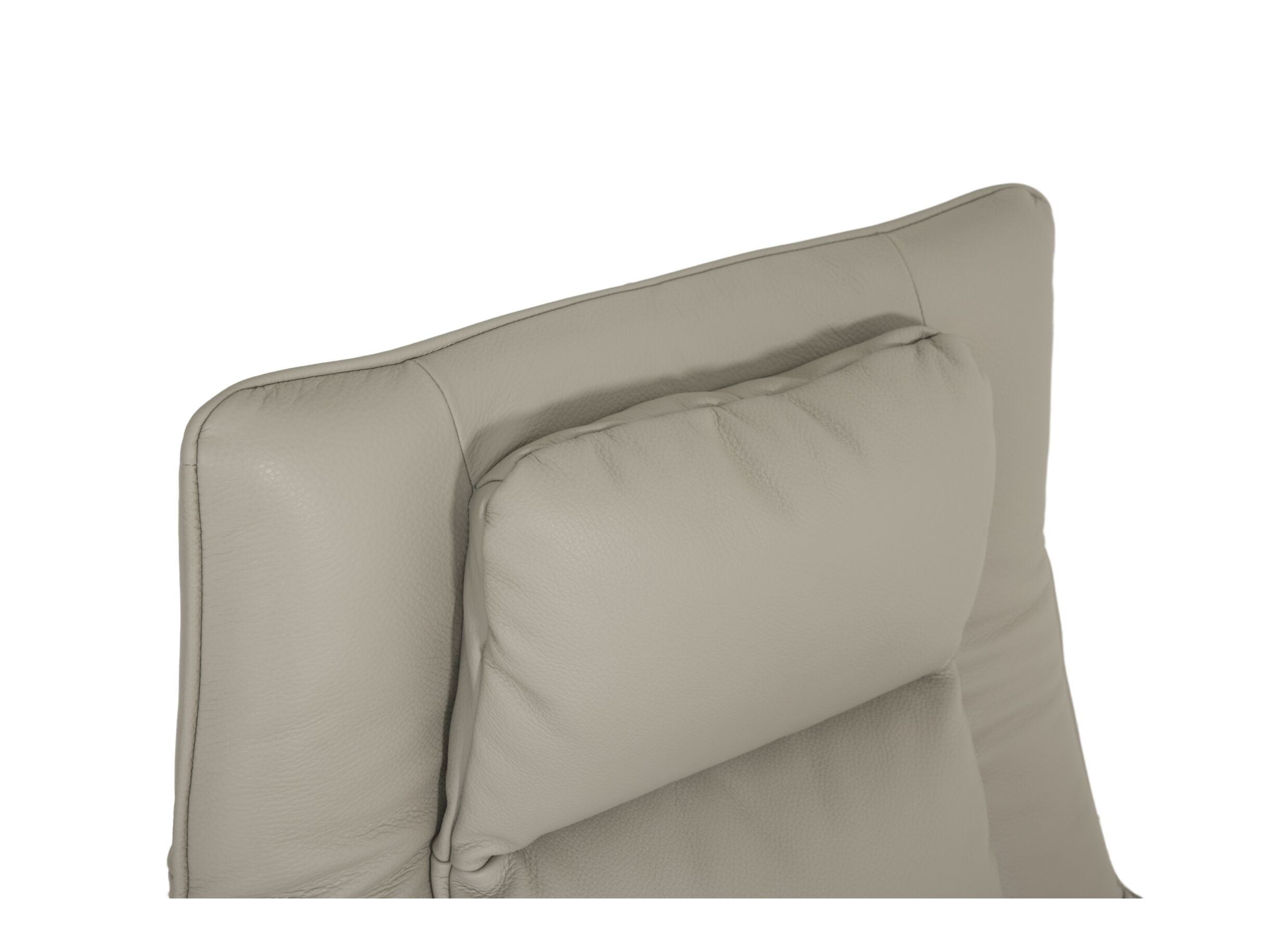 Detailfoto - Relaxzetel A1167 elektrisch - stof - zilver