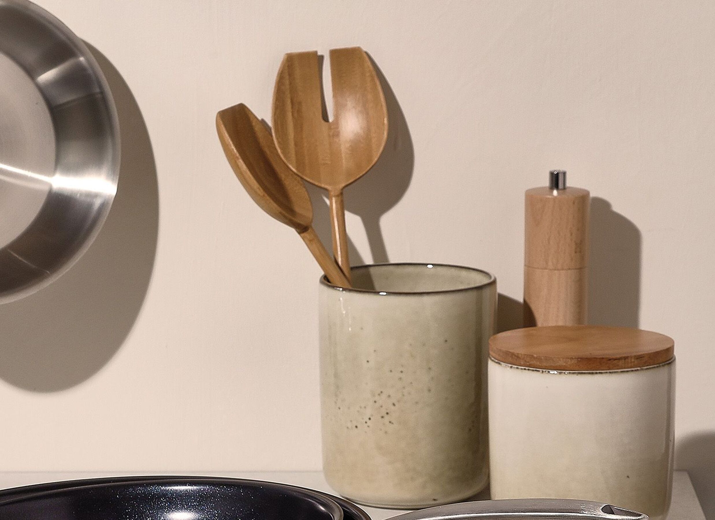 Foto ambiance - Couverts à salade Essenza 2 pièces