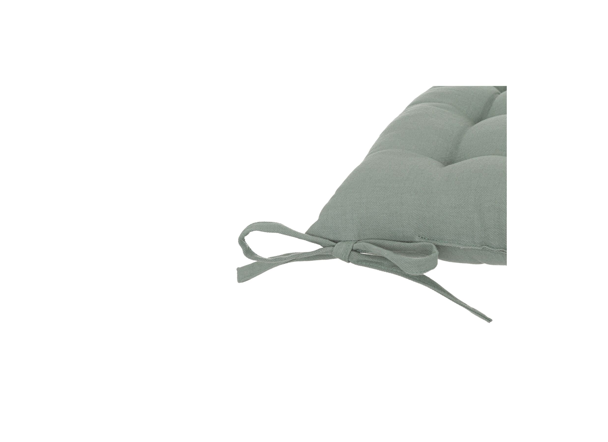 Detail - Coussin de chaise Celadon 38x38cm vert