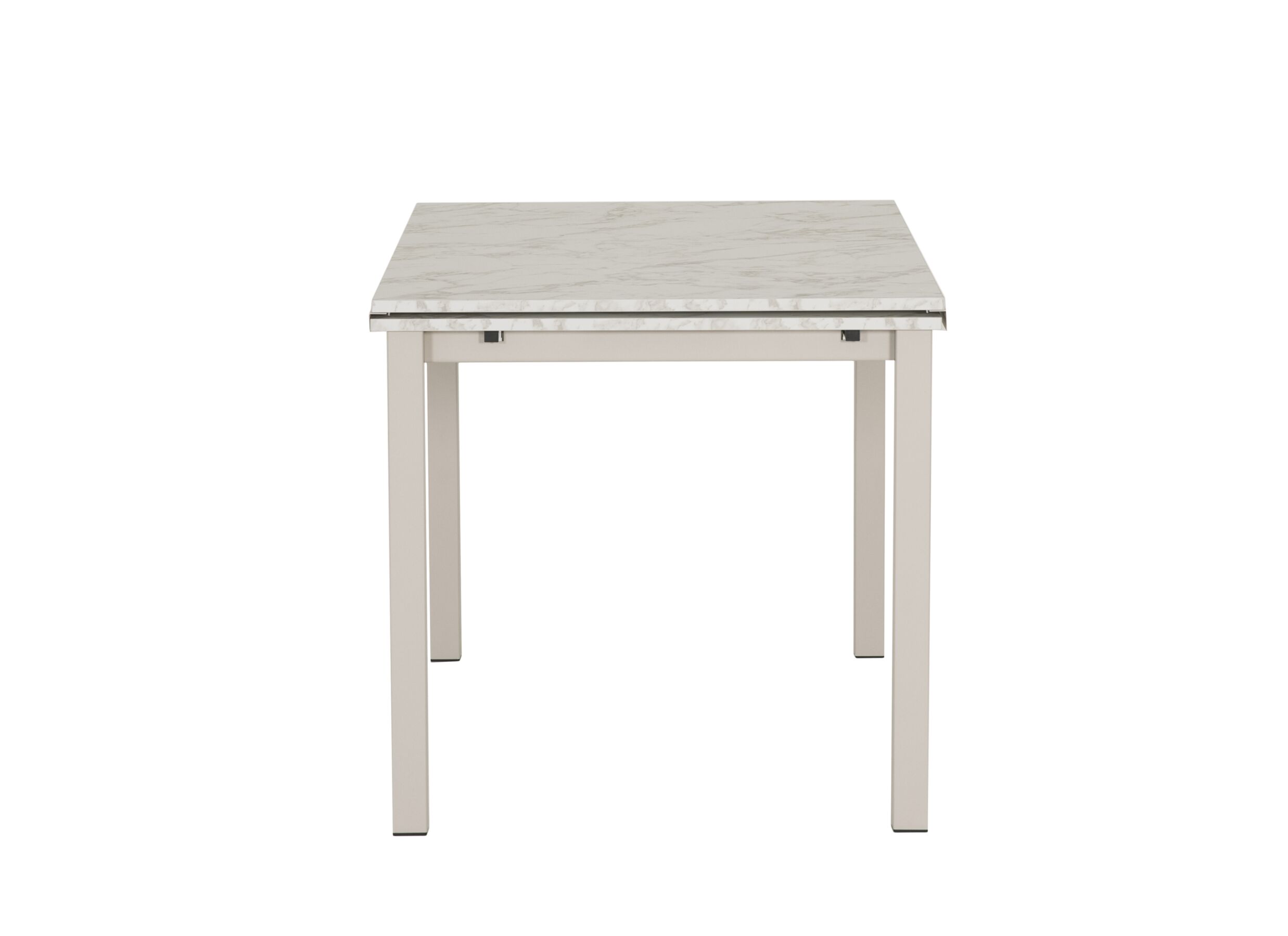 Aperçu - Table Vienna 120/200x80cm - décor - carrara creamy & sable