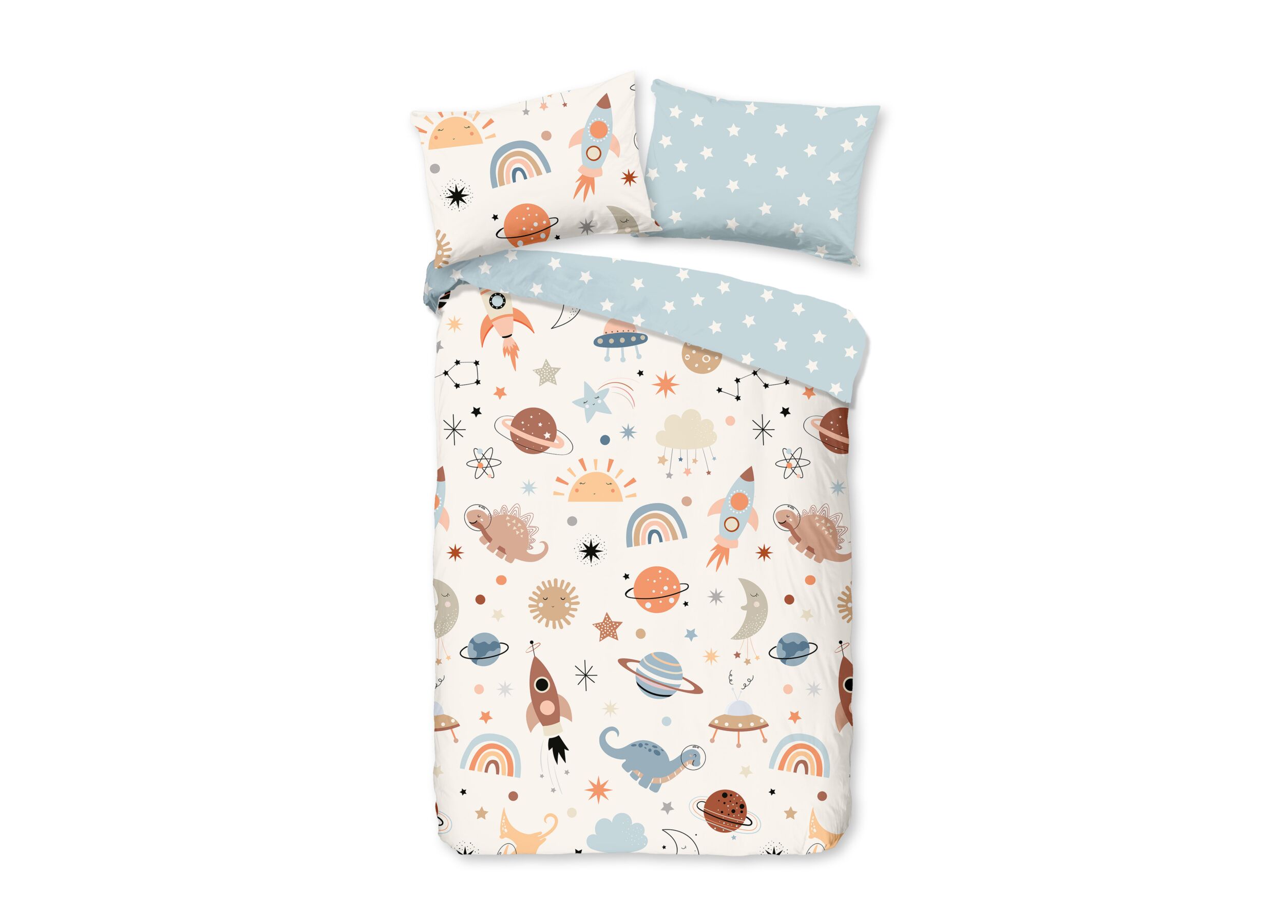 Plus Important - Housse de couette Eclips 100x135cm - coton - multicolore